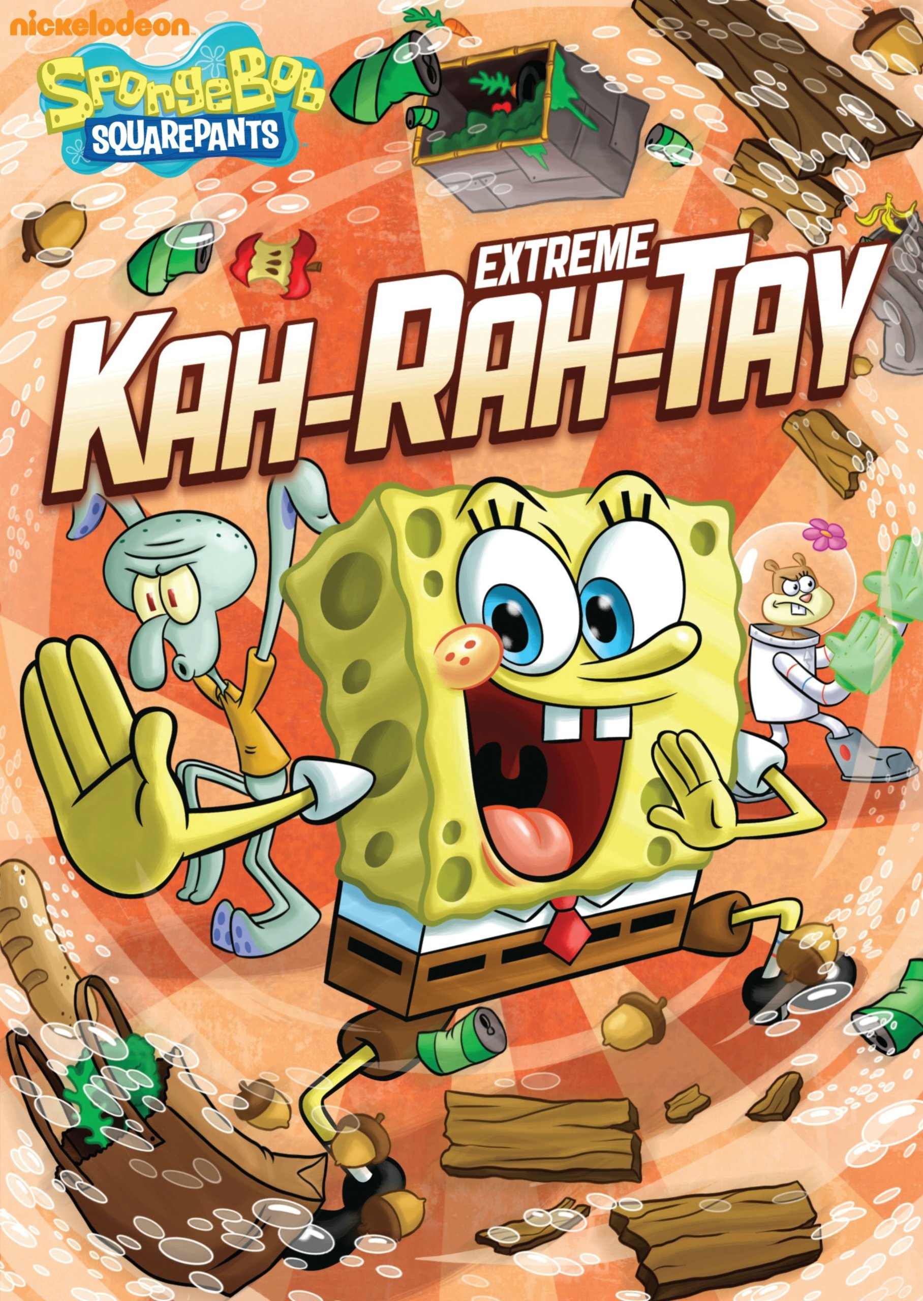 Bob Esponja Extreme Kah-Rah-Tay DVD, serie de animación infantil y coleccionismo europeo
