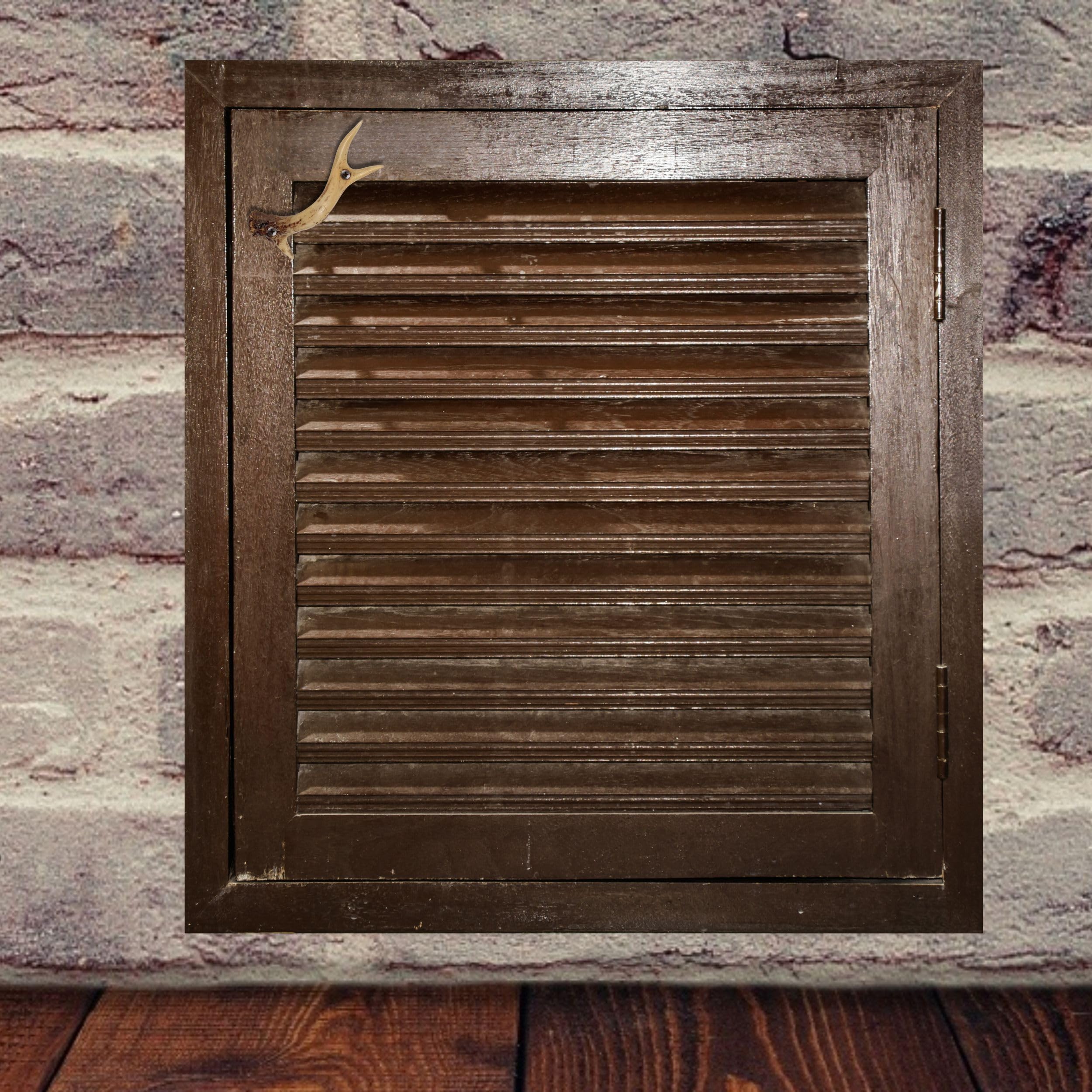 BestGiftEver Maniglie rustiche per cassetti e armadietti, 21 cm | Set di 2 maniglie per porte in finta corna per cabina, loggia o mobili rustici, hardware in poliresina, viti abbinate