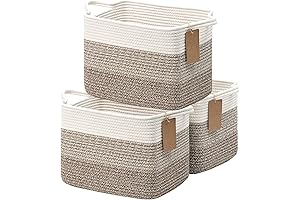 Goodpick Woven Storage Baskets for Shelves