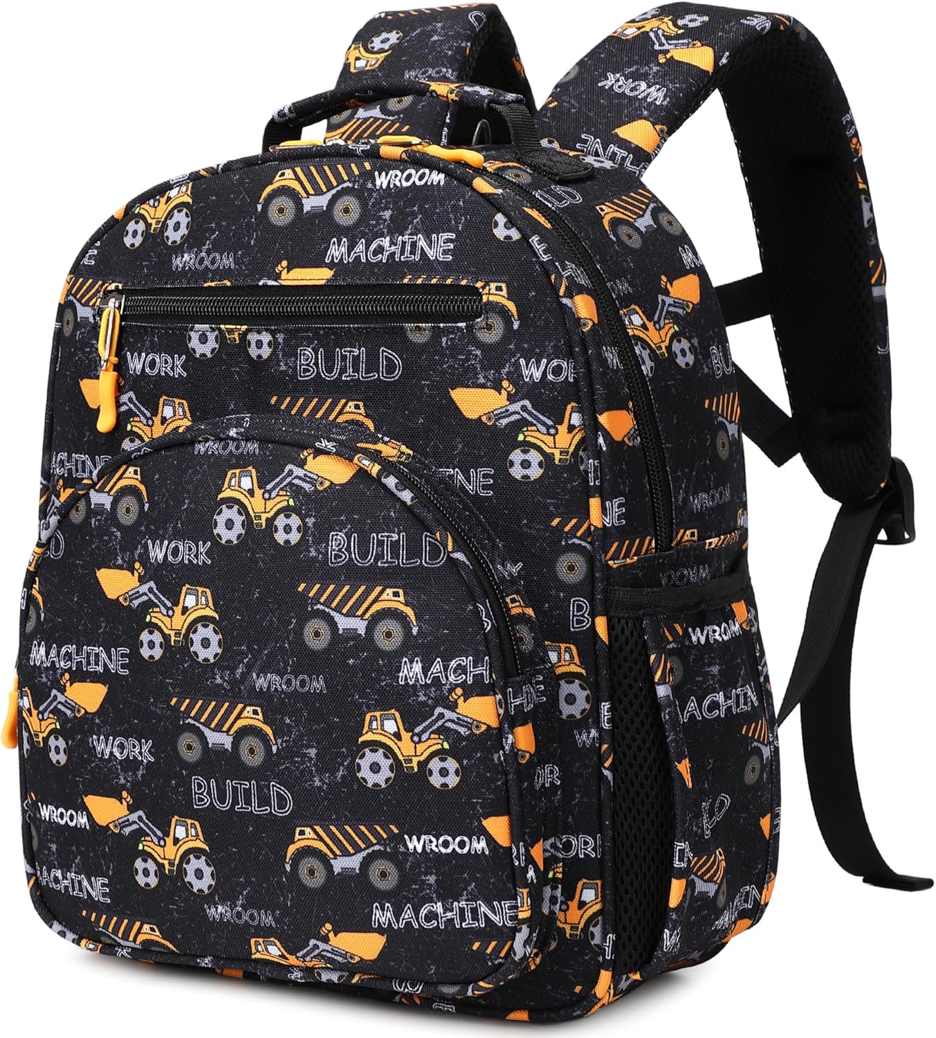 abshoo Cute Mini Toddler Backpacks for Boys Little Kids Bookbag Preschool backpack (Excavator Black) - Image 2