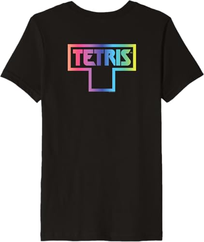 Miniatura 5 de Tetris Color Fade Logo Premium T-Shirt