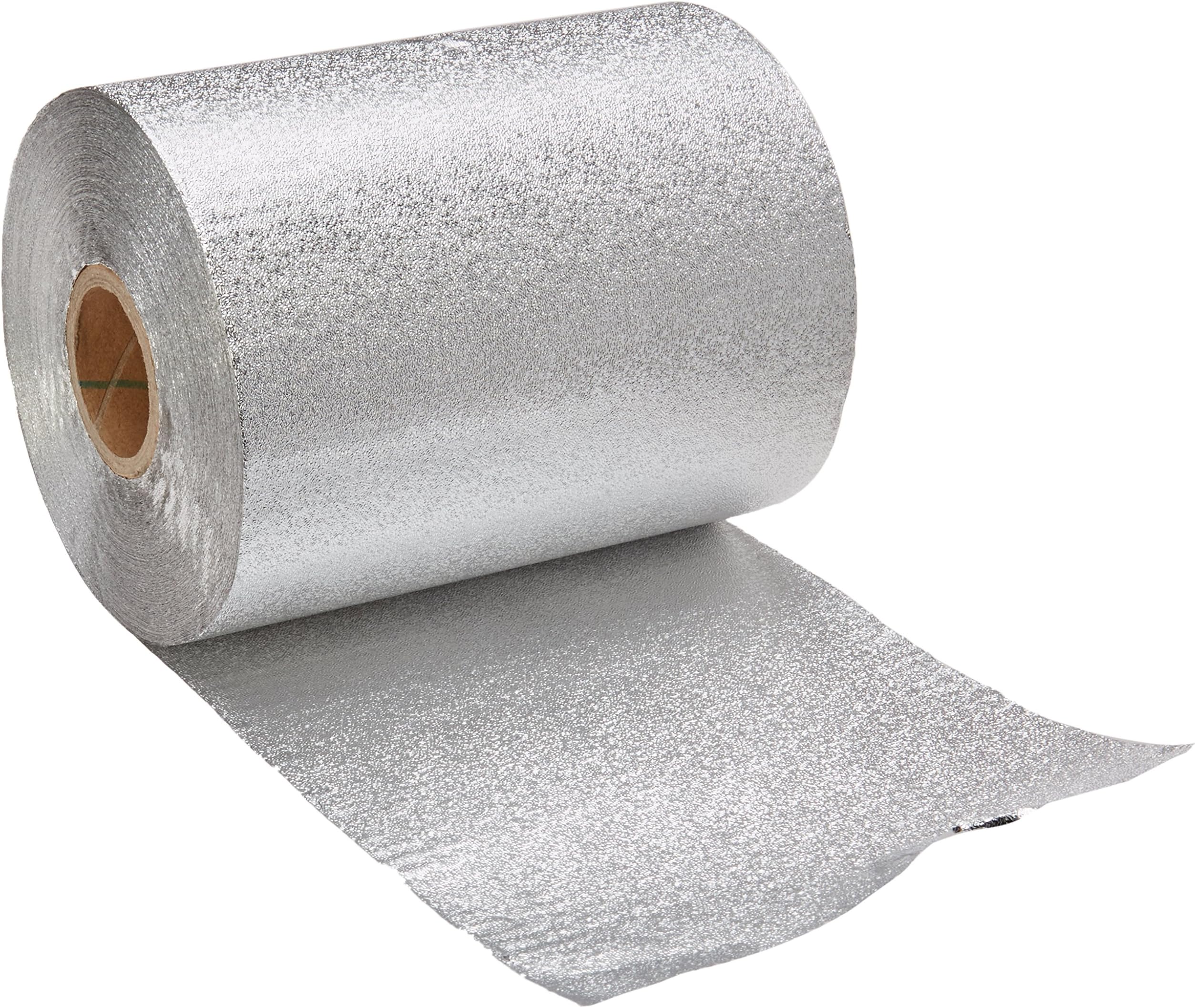 Foil It Star Struck Silver Embossed Heavy Foil Roll 300ft