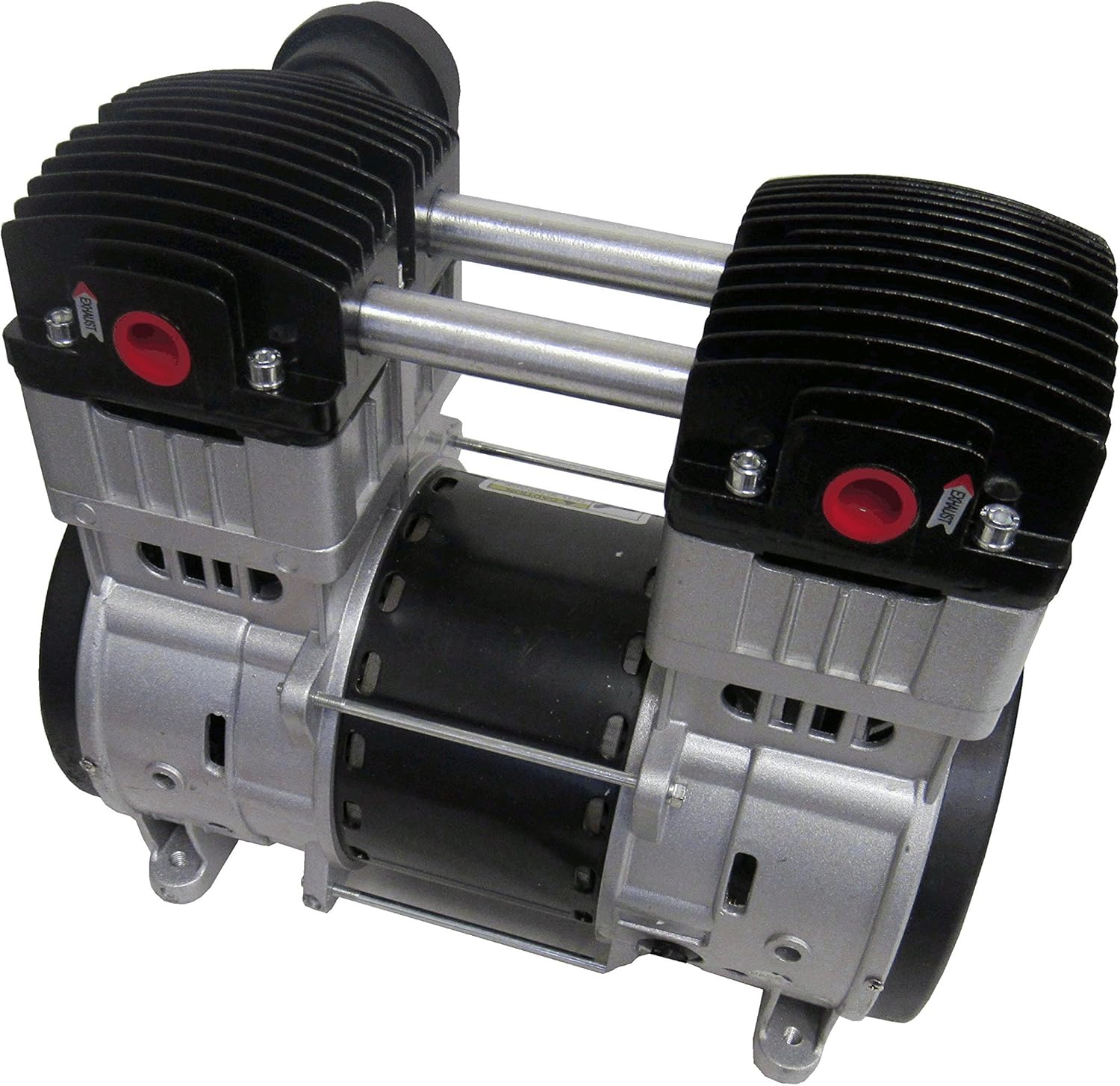 GM1600 2 HP Silent Oil Free Air Compressor Motor, (No Tank) 230V 3 Phase