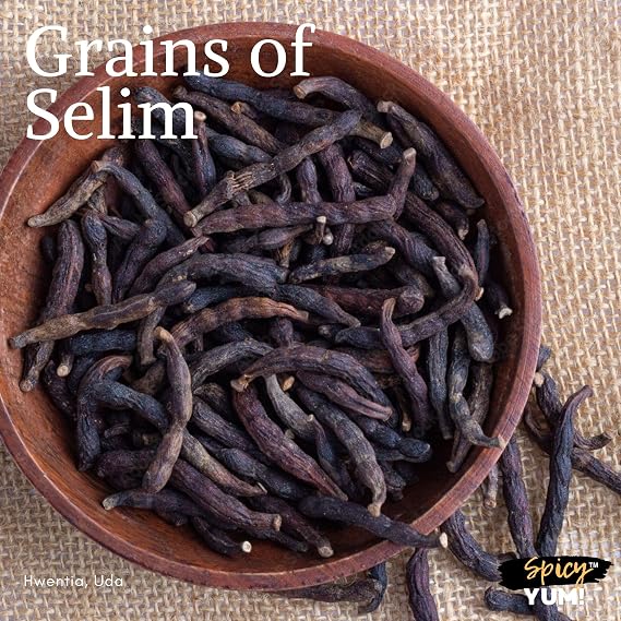 Grains Of Selim - Hwentia, Uda, kimba, Kani, Kili Pepper (Xylopia Aethiopica) (Whole Pods - 4 oz.)