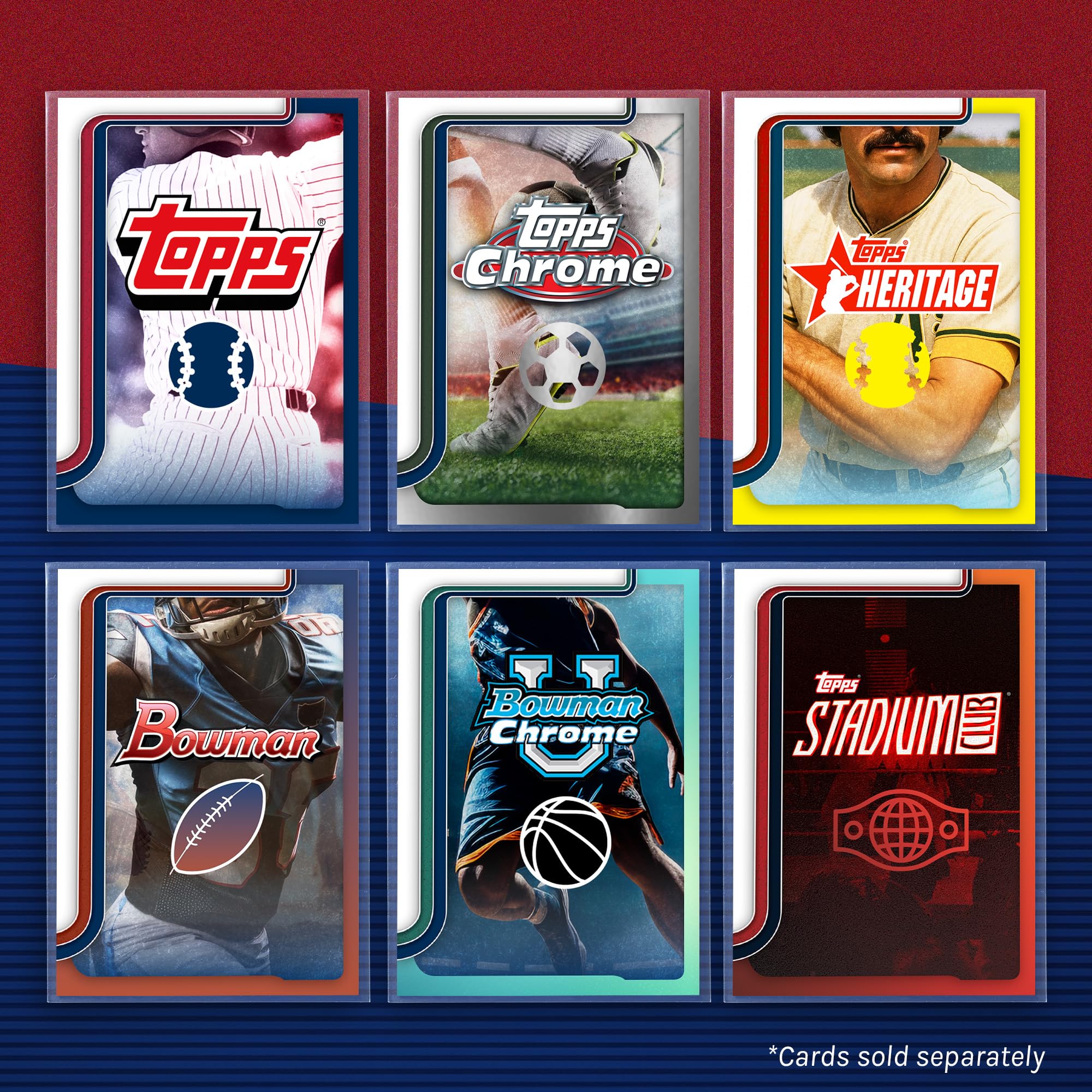 Fanatics Card Sleeves for Regular Cards - 2 5/8