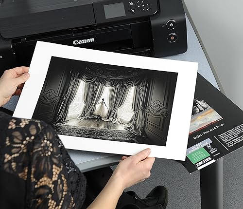 Miniatura 2 de Canson Infinity Platine Fibre Rag 310gsm, papel para inyección de tinta liso blanco natural, A3+, caja de 25 hojas