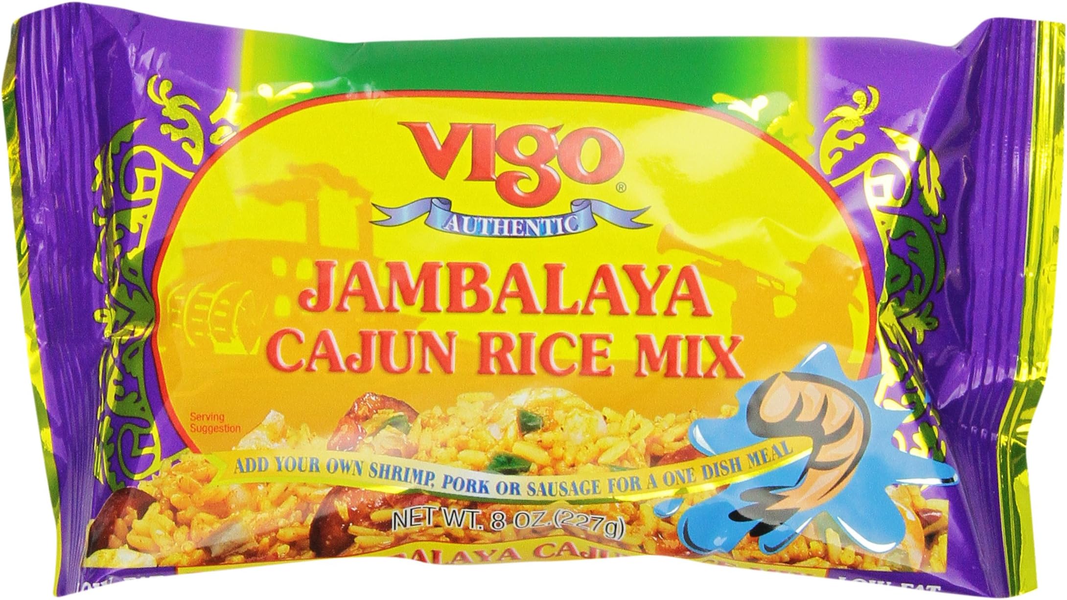Vigo Jambalaya Rice, 8 Ounce (Pack of 12)