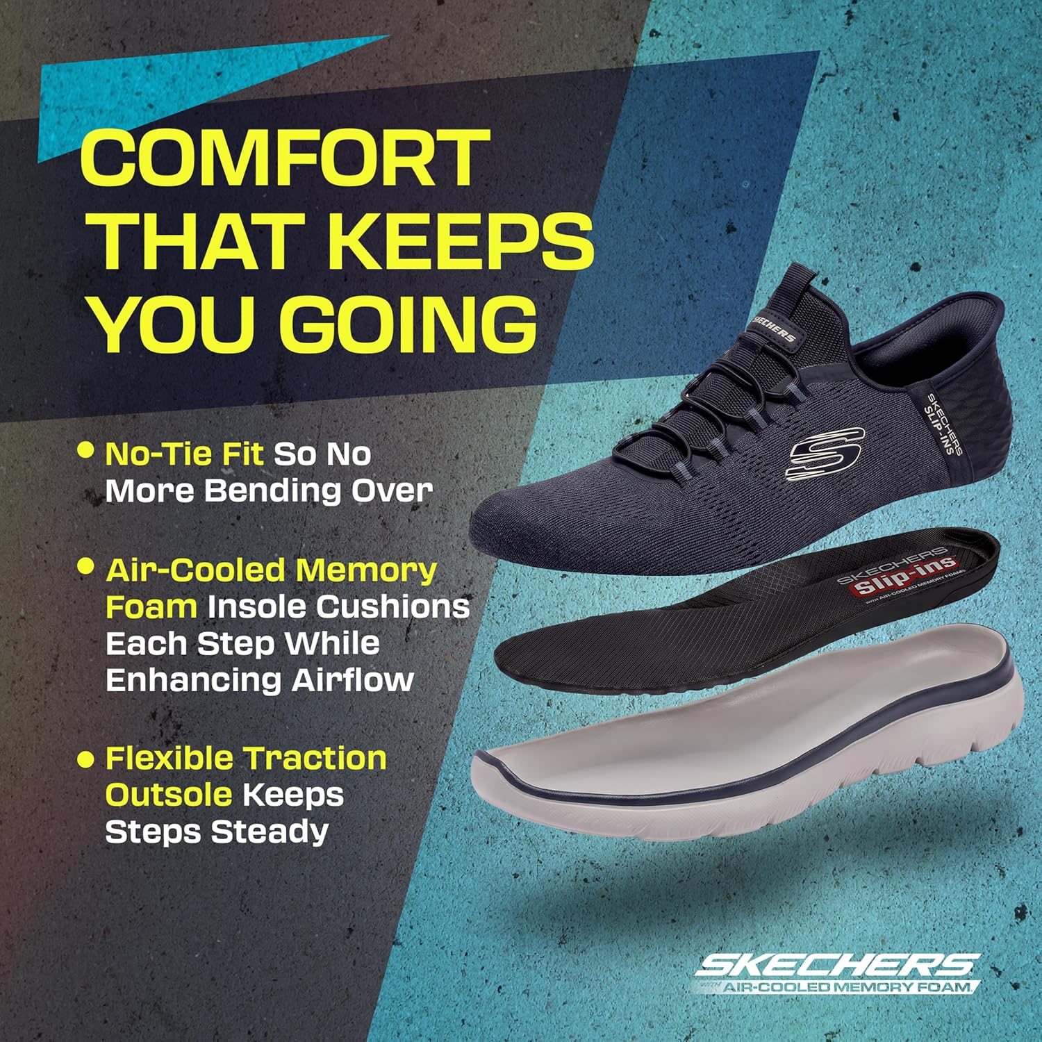 Skechers Men's Summits Key Pace Slip-in image 4