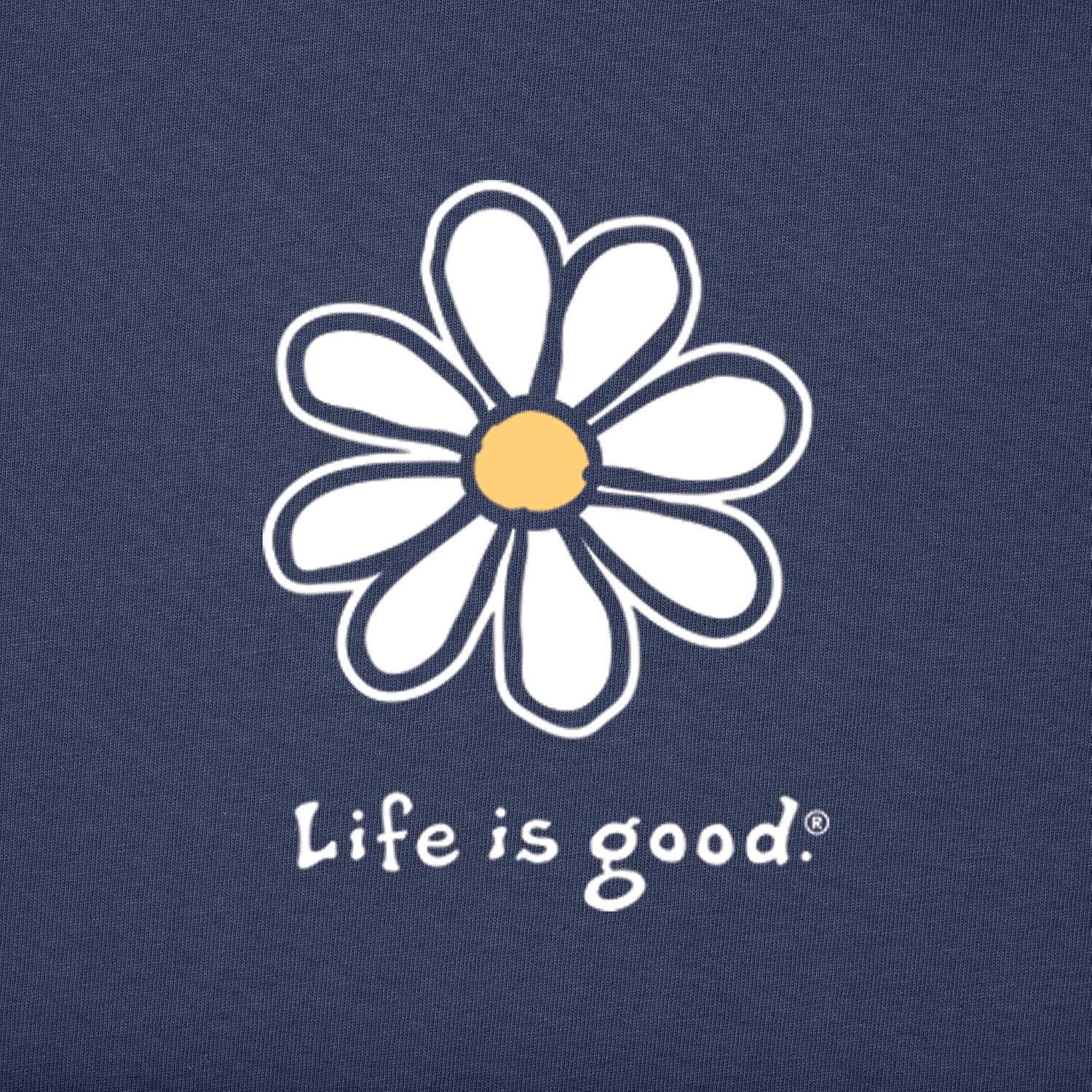 Life is Good. Womens Crusher Tee Lig Daisy, Happy Pink - Image 3