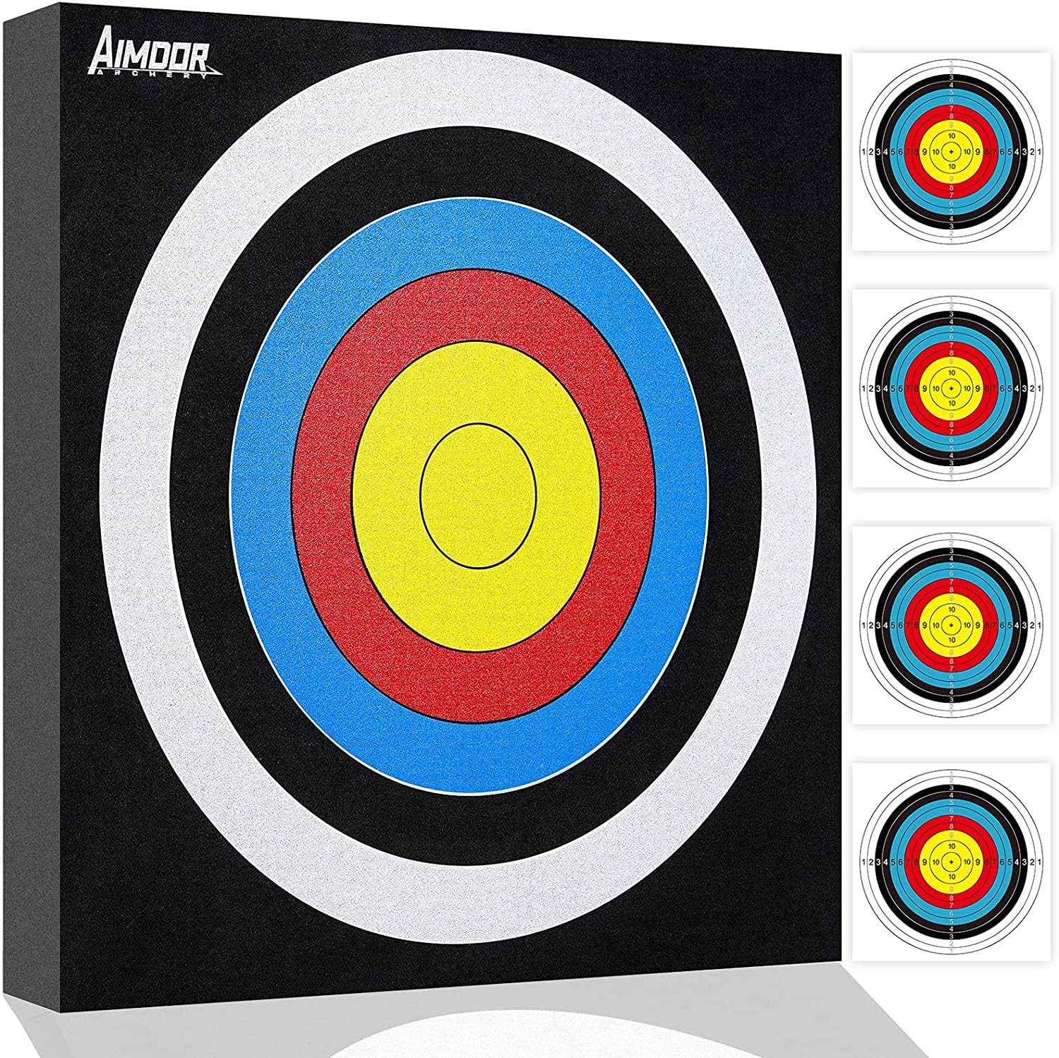 Aimdor Archery Target EVA Foam Target-Printed Target Arrow Target Square Target Youth Archery Arrow Target Practice Target Hunting Target