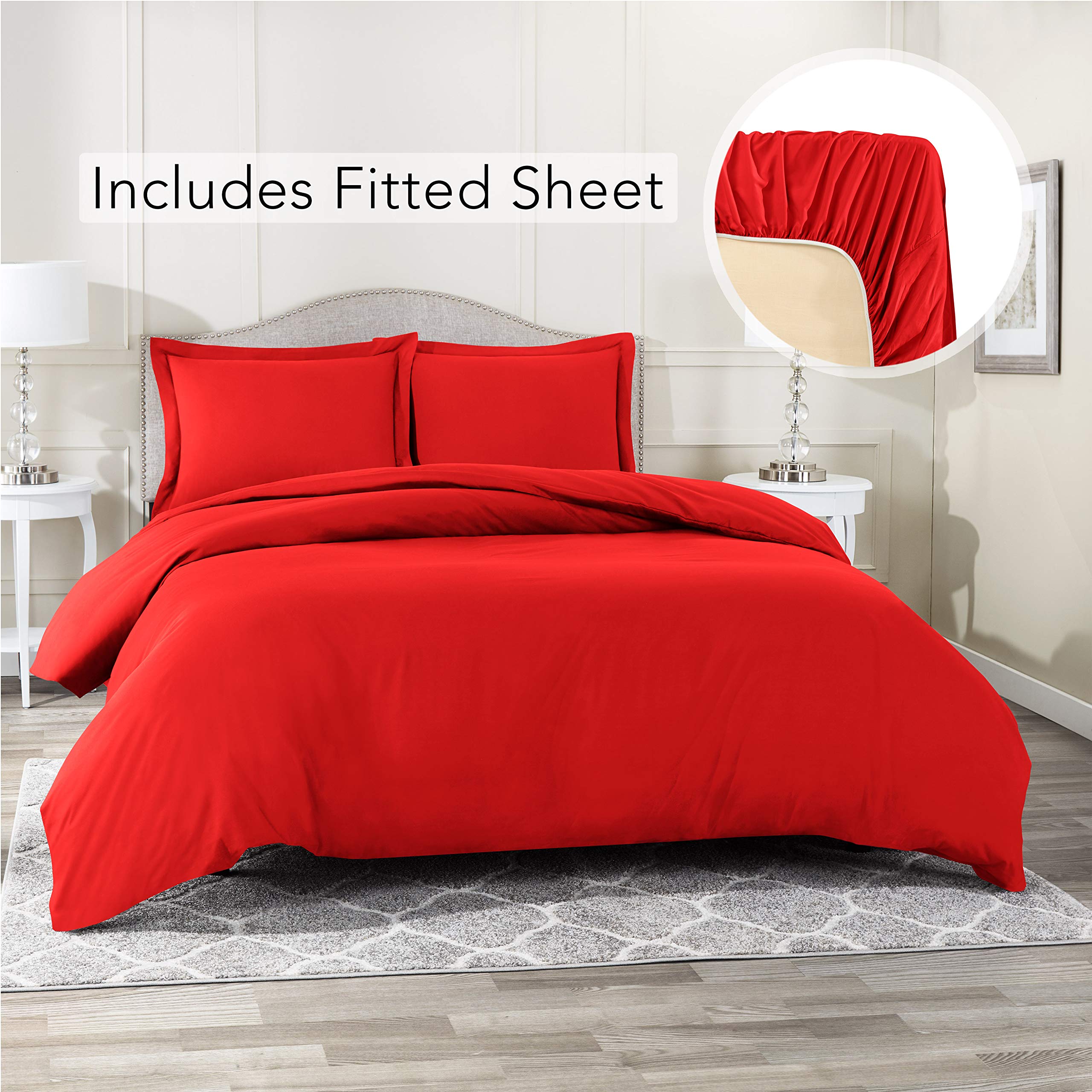 Nestl Duvet Cover with Fitted Sheet 