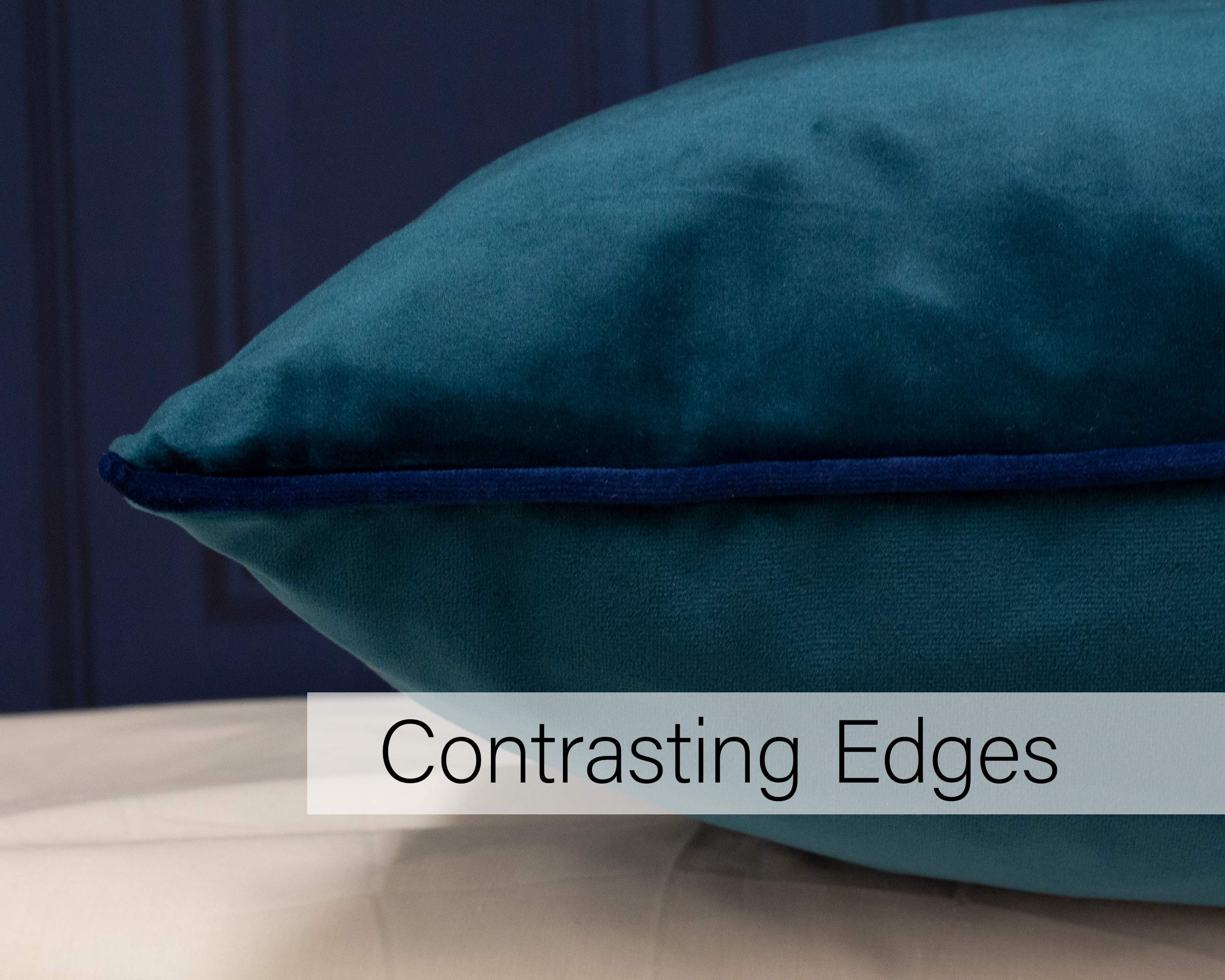 Riva Paoletti - Meridian Inspired Collection,Teal/Navy,55x55cm - Image 3