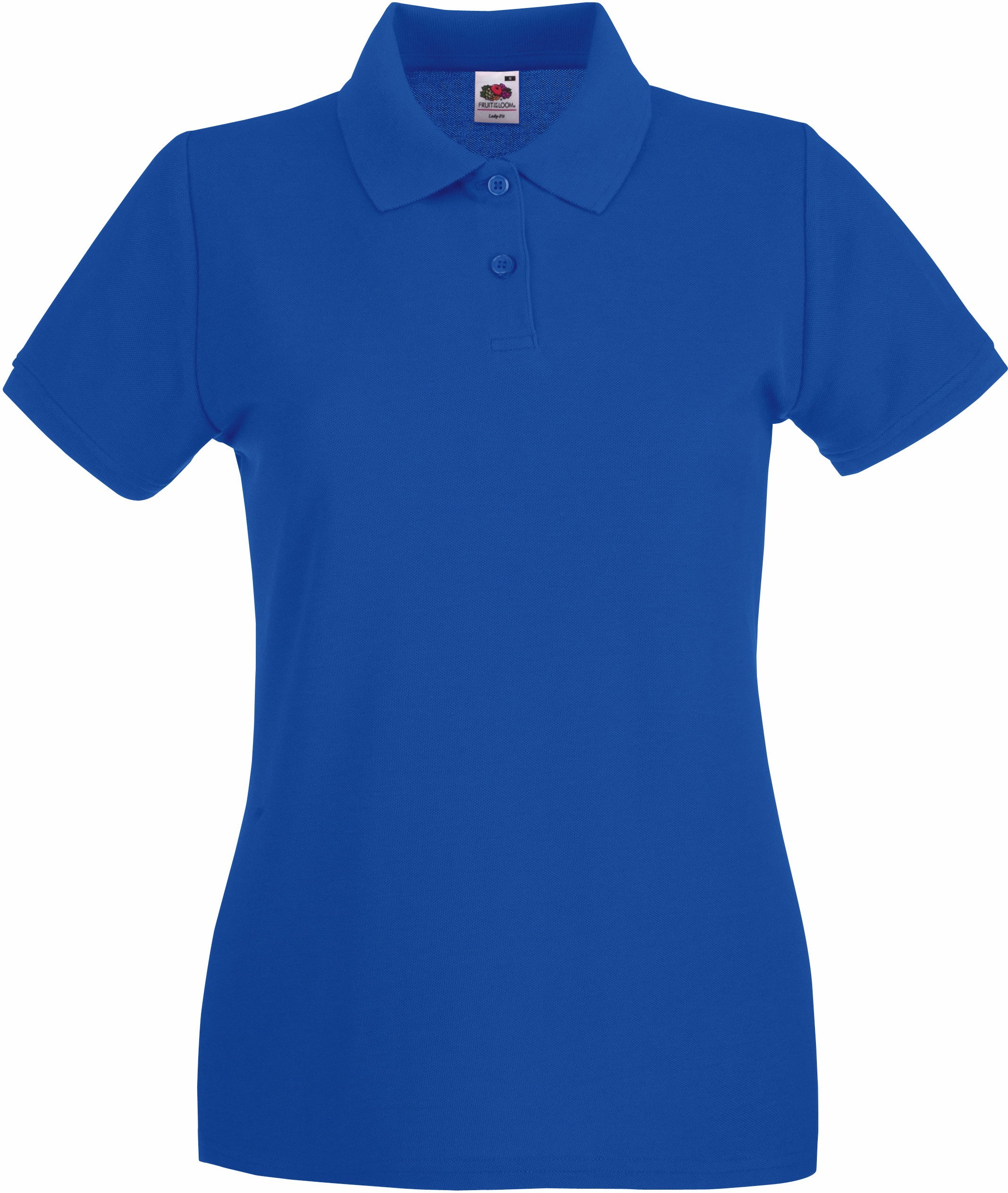 Fruit Of The Loom Women's Royal Blue Premium Polo Lady-Fit Polo Shirt, Blu Blu Reale, M