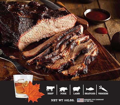 Miniatura 3 de Cuisinart Pellets prémium para ahumar de arce bourbon BBQ - Bolsa de 20 libras