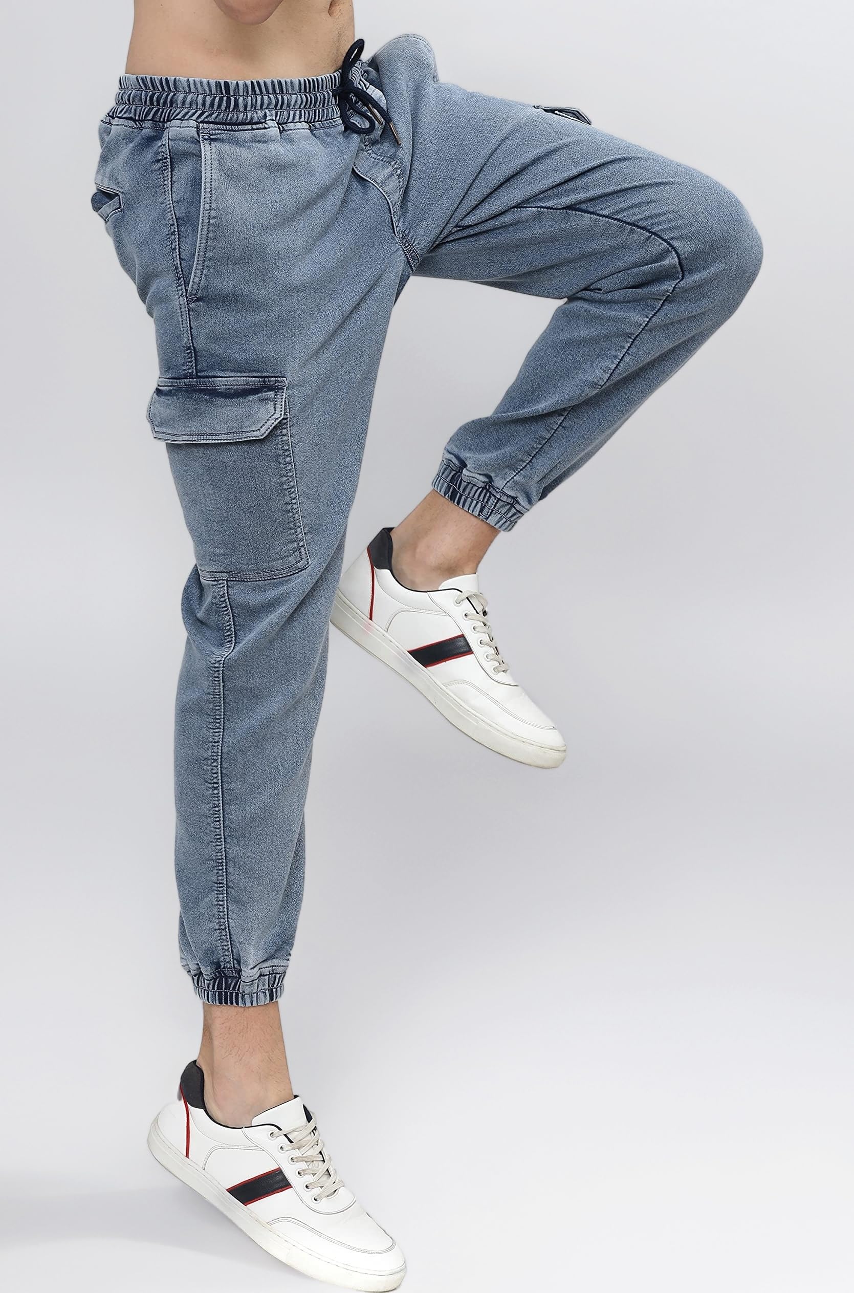 Ketch Men's Slim Fit Mid Rise Jeans (Stretchable)