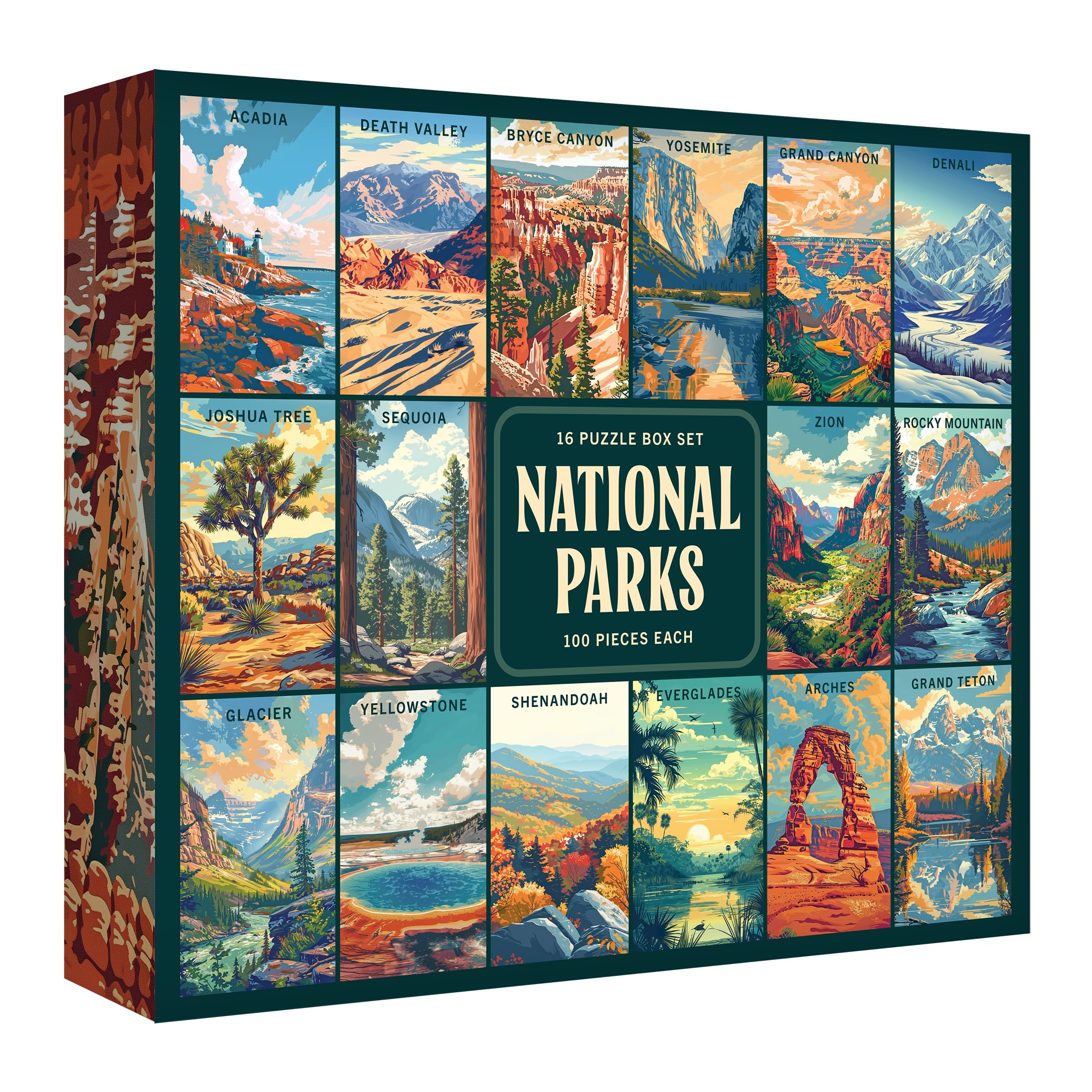 RoseArt - National Parks Jigsaw Puzzle Box Set
