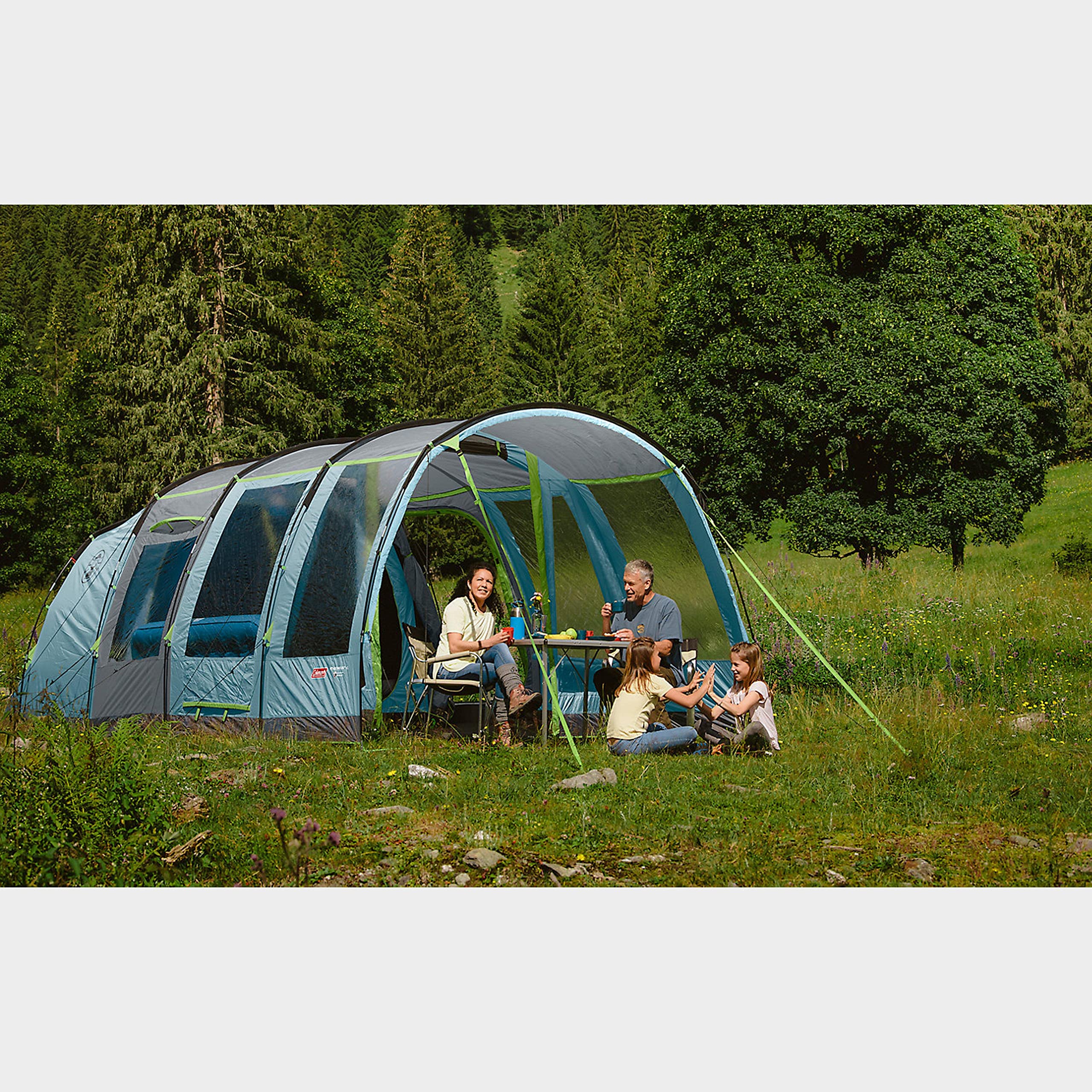 Amazon.co.jp: Coleman メドウウッド 4人用 大型テント 遮光寝室付き