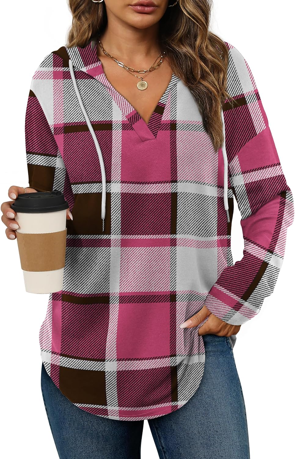 Plaid Hot Pink