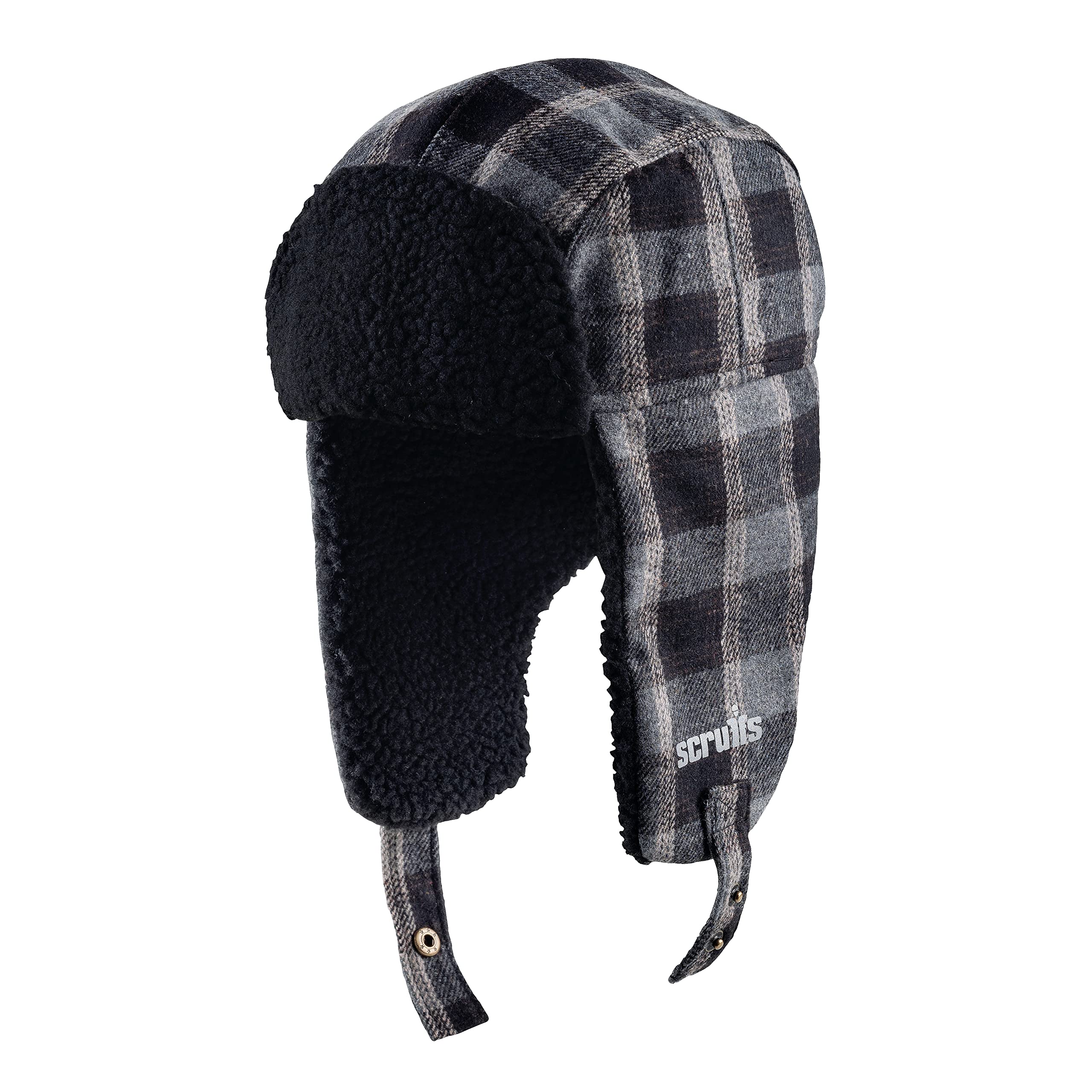 Scruffs Black/Grey Trade Trapper Hat.