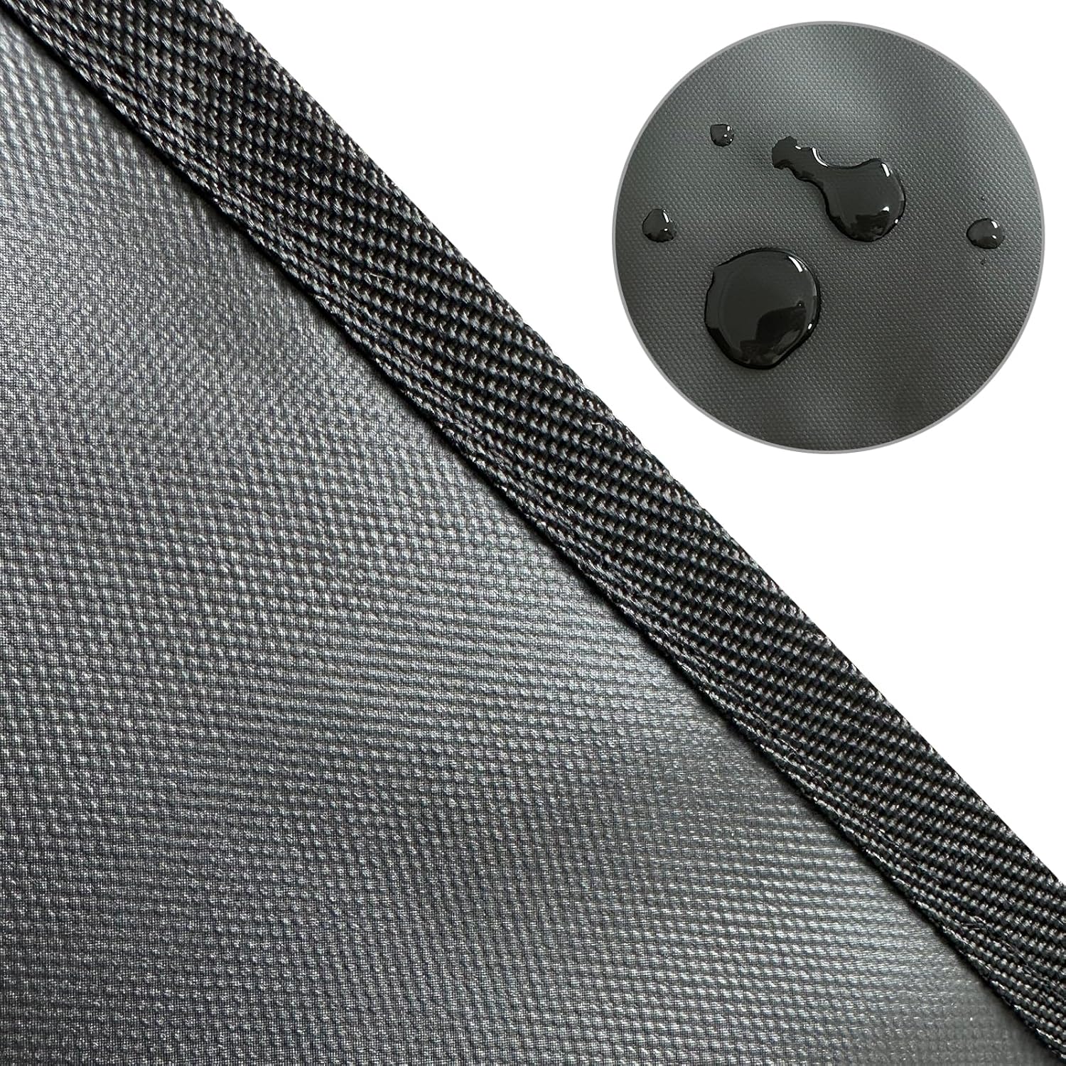 Barber Apron Hair Stylists Tools Apron Professional Waterproof Haircutting Apron with 3 Pockets, Black - Image 4