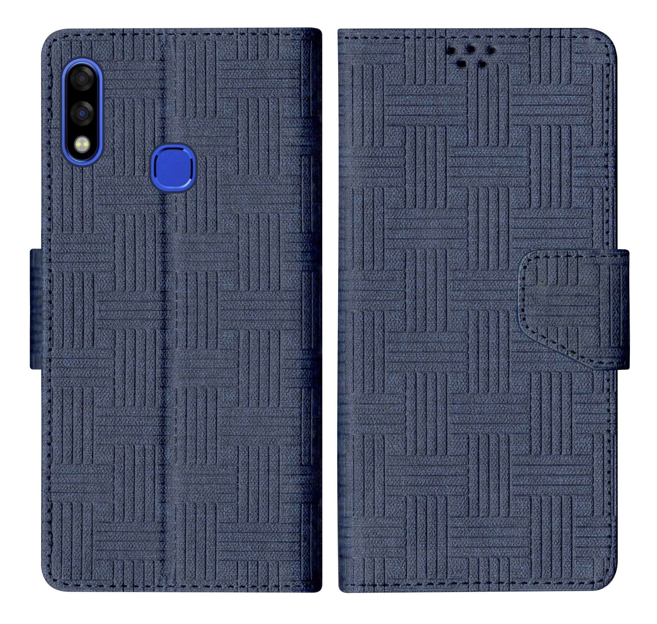 SBMS Infinix Hot 7 / Infinix Hot 7 Pro Flip Cover Back Cover Case with Magnatic Closure | Inbuilt Stand | Card & Money Pocket (Mat Blue) (B0C9MSYW37) Amazon Price History, Amazon Price Tracker