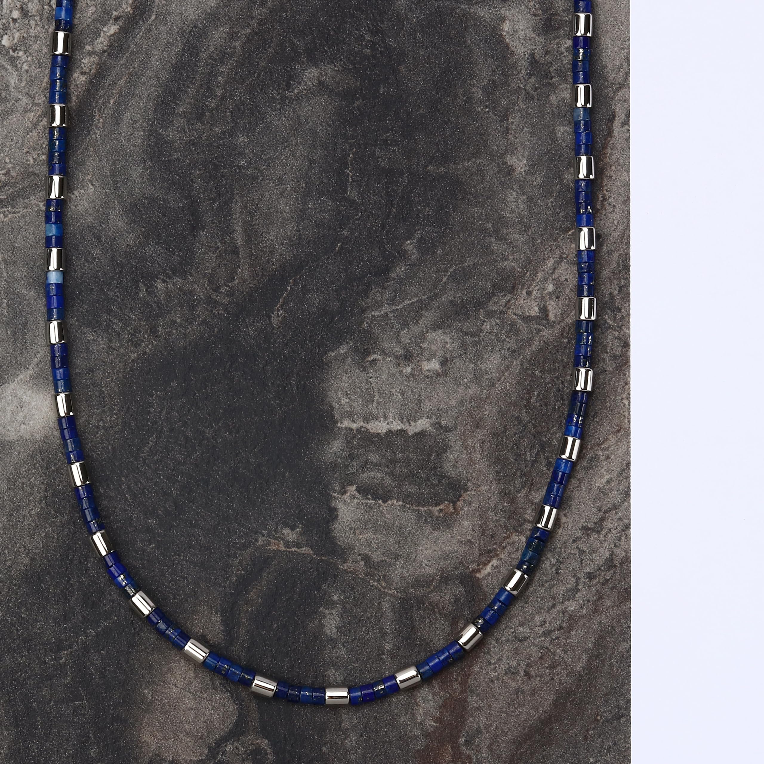 Morellato Collana Uomo in Acciaio, Lapislazzuli, Colezione Pietre - S1729