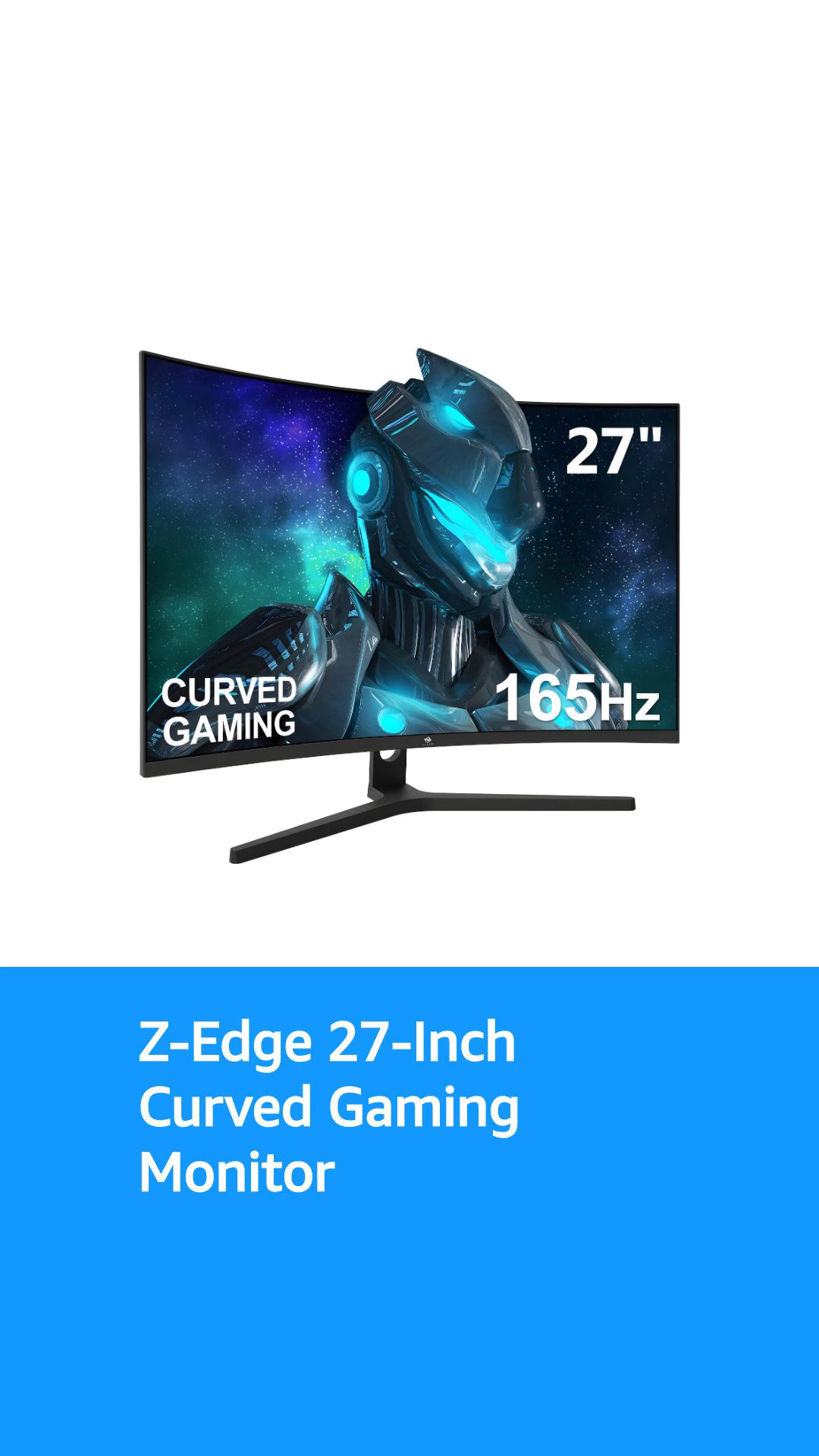 Z-Edge 27-inch Gaming Monitor Curved 1920x1080 VA 165Hz Gaming