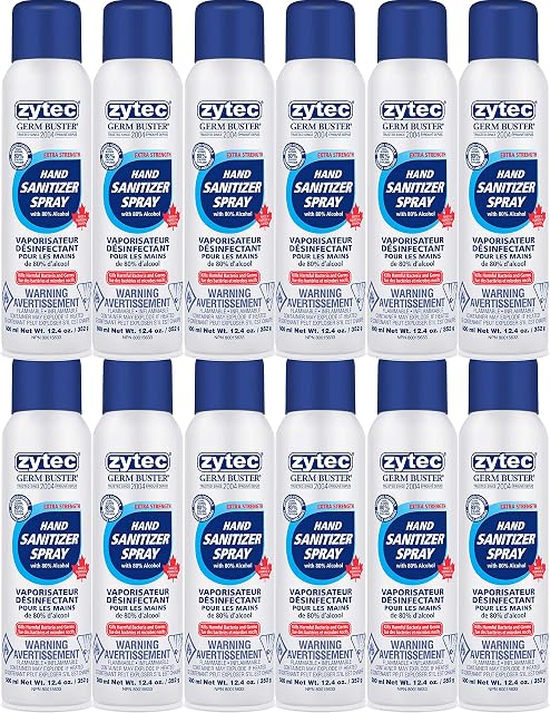 Zytec Hand Sanitizer Spray 500ml - (12 Case Pack)