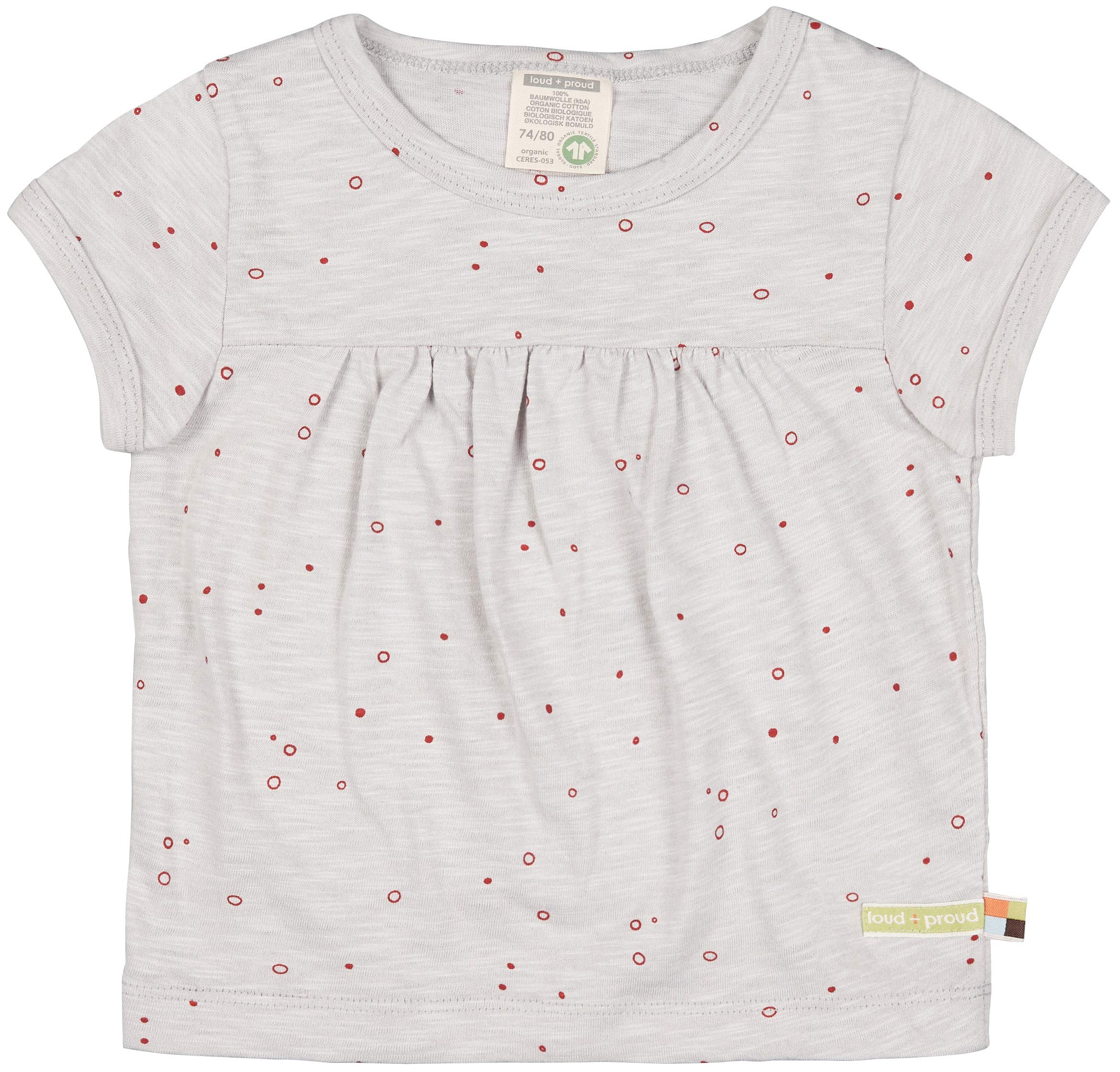 Unisex Baby Tunika Slub Jersey Mit Druck, Gots Zertifiziert Tunic Shirt