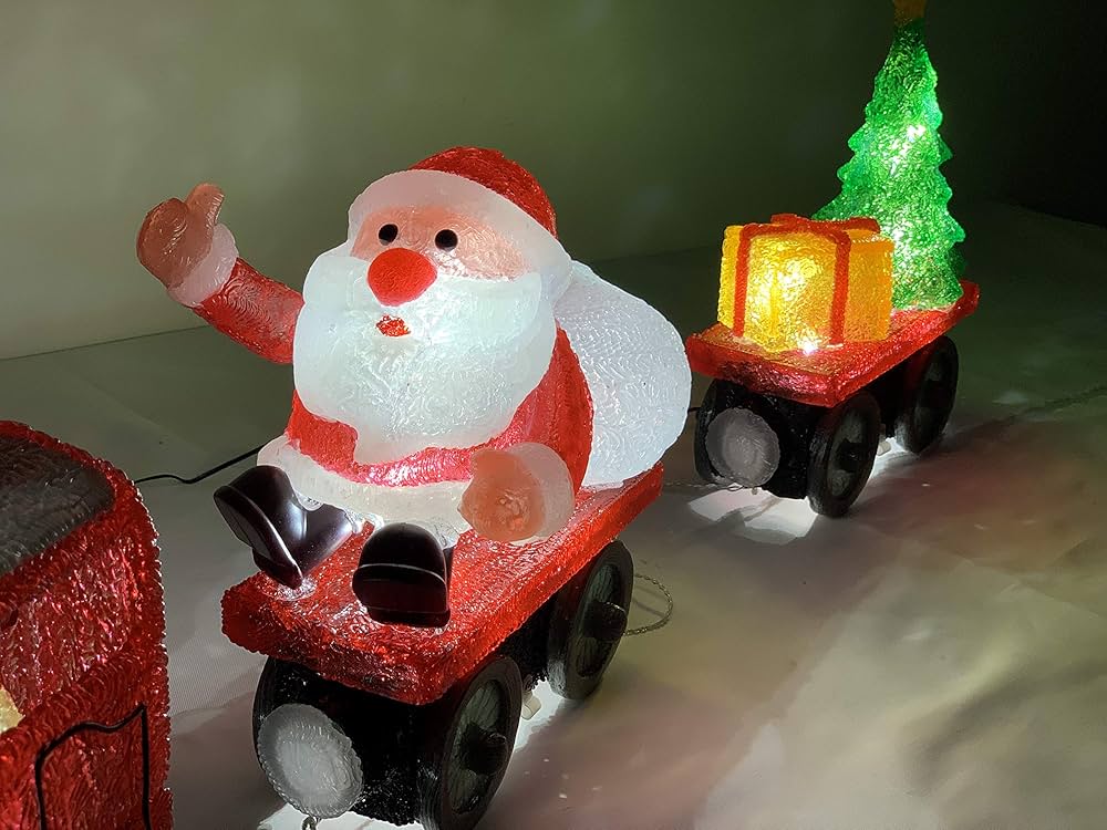 Amazon.co.jp: 機関車サンタ(3両セット)サンタトレイン 全長100cm Amazon.co.jp: 機関車サンタ(3両セット)サンタトレイン 全長100cm