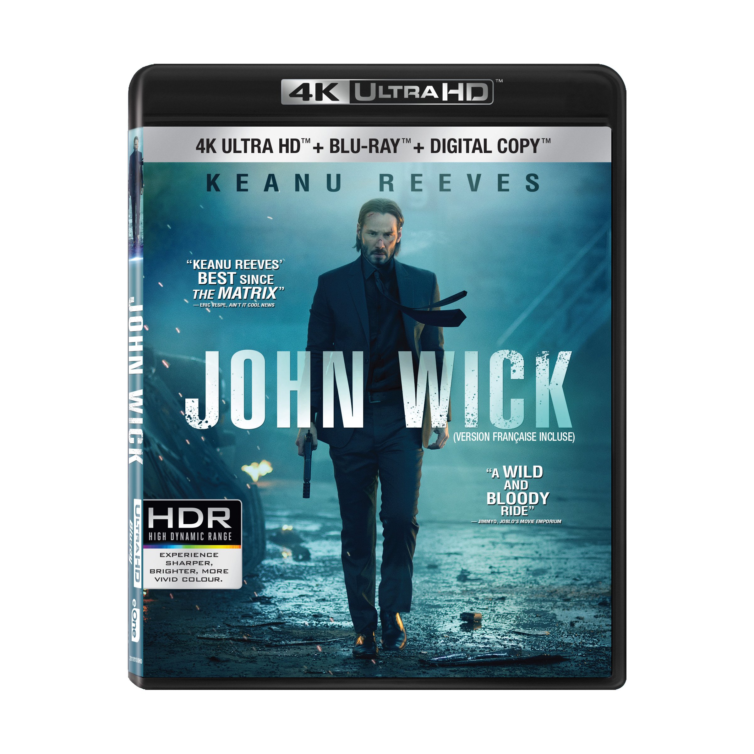 John Wick [4K Ultra HD + Blu-ray + Digital Copy] (Bilingual): Amazon.ca ...