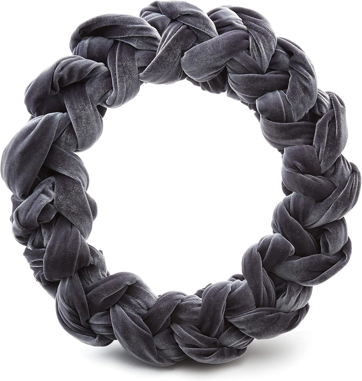 Your Heart's Content Gray Velvet Christmas Wreath, Wall Art, Front Door Holiday Wreath, Winter Decor, Cozy Modern Home, Wall Hanging, Wedding Decoration (Gray)