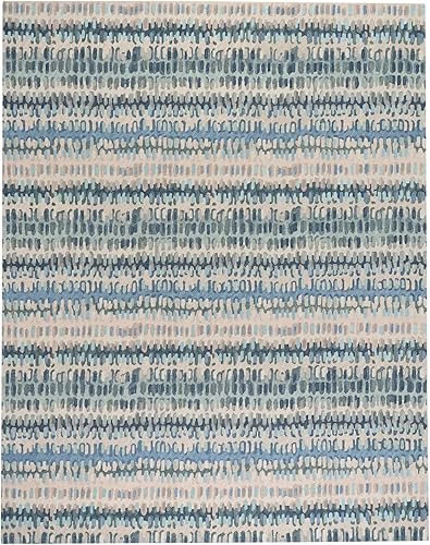 Dash and Albert - Alfombra de lana con chip de pintura, 4 x 6 pies, alfombra decorativa con microenganches, duradera, zonas de alto tráfico,