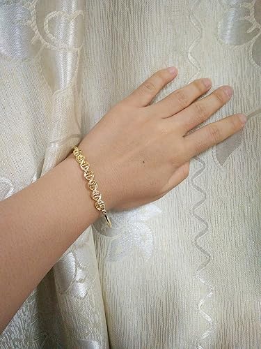 Miniatura 4 de 3colores espiral DNA Double Helix Química Ciencia Bangle Pulsera Molécula Bangle