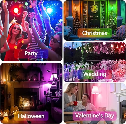 Miniatura 4 de Bombilla LED G25, bombillas de tocador equivalentes a 60 vatios para baño, 4000 K luz diurna natural, luz blanca redonda, base E26 para iluminación