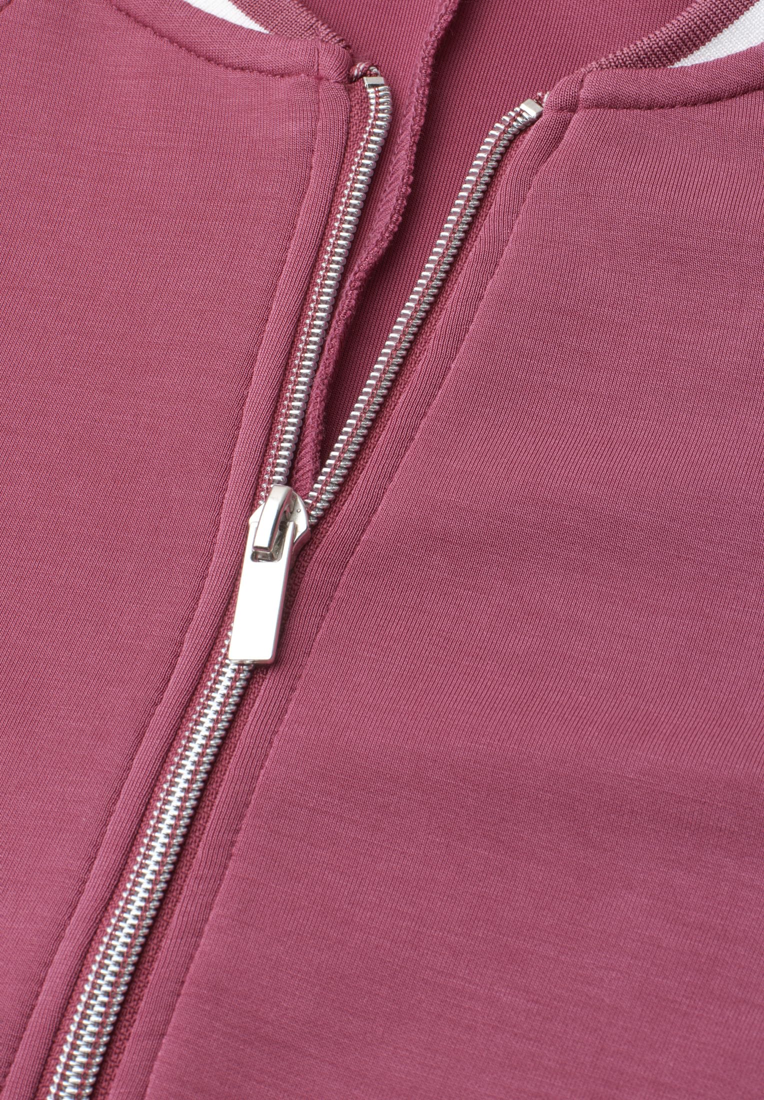 Street One Langarm Jacke im Silk-Look mit Zipper