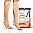 Lemon Hero Zipper Compression Socks for Women and Men, Open Toe 15-20 mmHg Compression Stockings wtih Zip Guard, Supports Circulation and Leg Comfort, Designed for Swelling Relief - 2XL, Beige