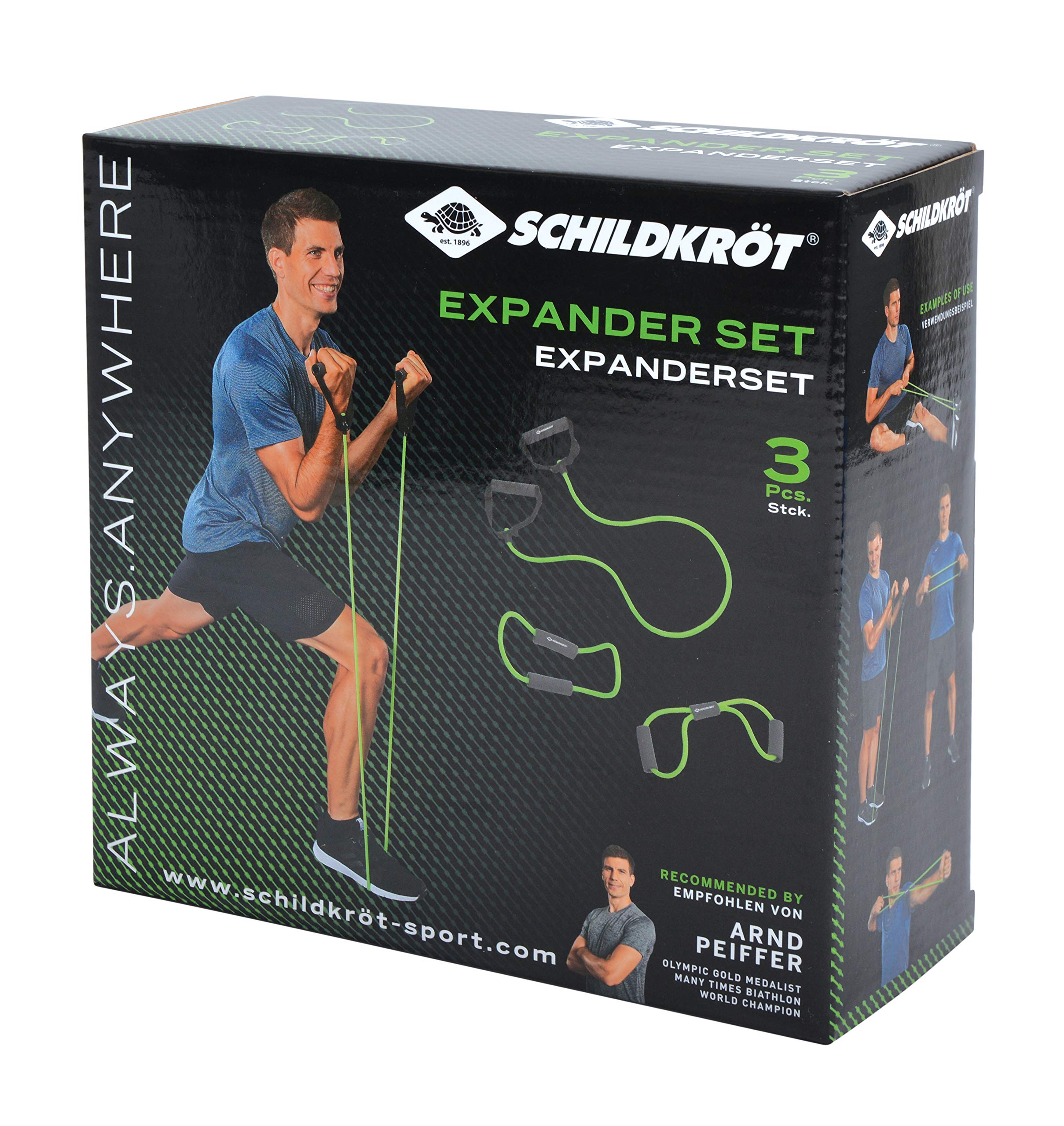 Schildkröt Set d'Expansion, 3 Pièces, Vert/Anthracite, dans Un Sac, 960021