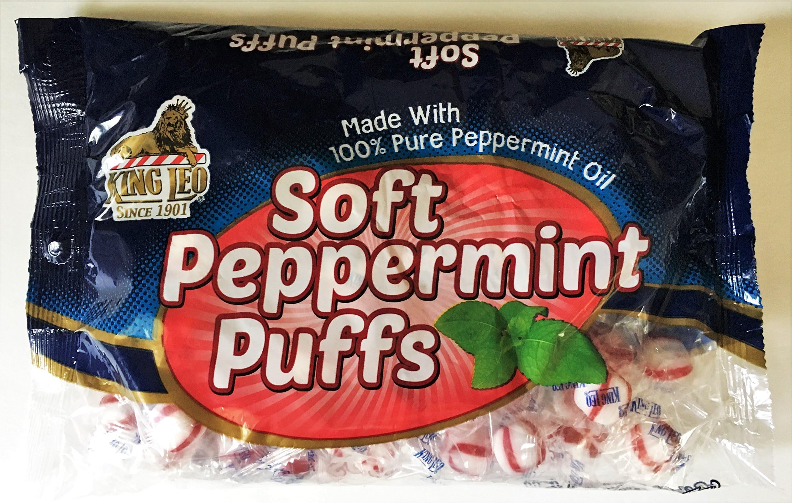 King Leo Soft Peppermint Puffs 14 Oz Bag