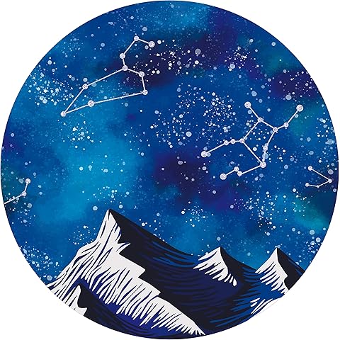 Vinyl Leo and Virgo Zodiac Signs Astrological Patterns Decor Adhesive Bedroom Living Room Wall Decal - 20