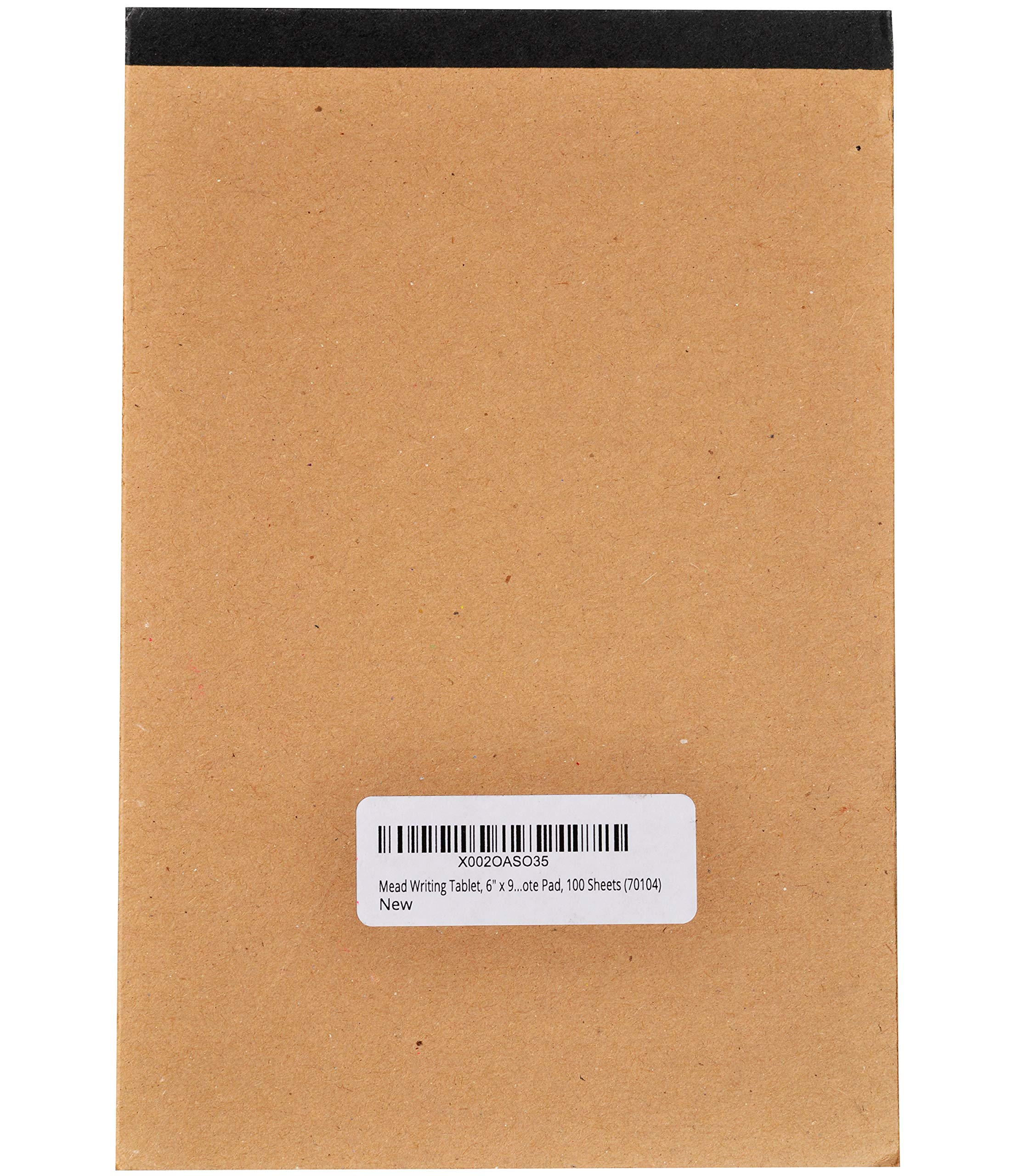 Mead Writing Tablet, 6" x 9" Paper Pad, Plain Note Pad, 100 Sheets (70104) - Image 3