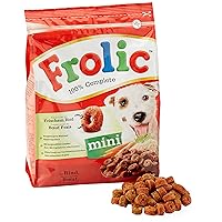 Frolic cibo secco per cani con manzo, carote e cereali
