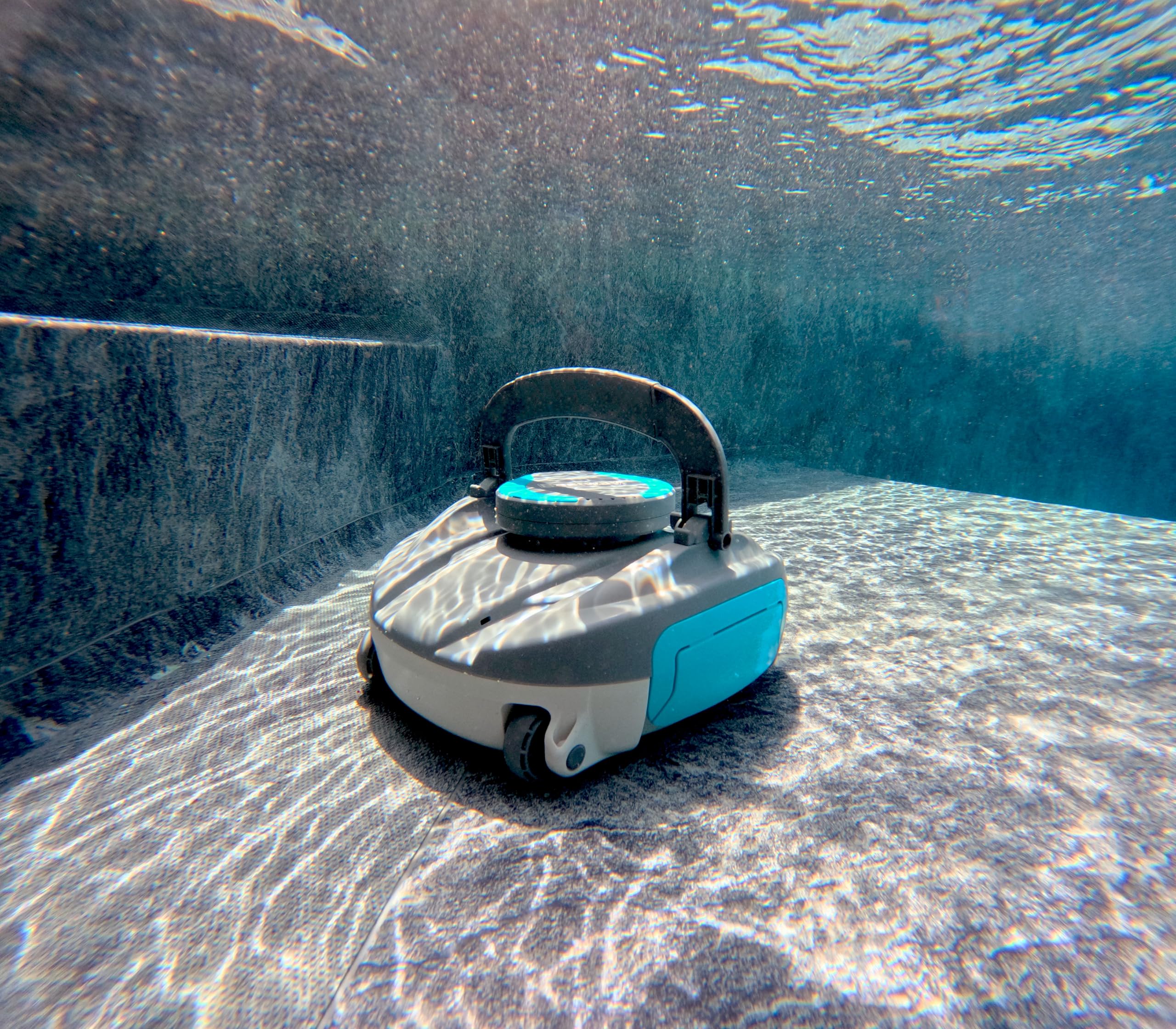 Robot piscine - Bestway - Agate - Rechargeable et autonome - 15m²