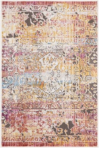 Miniatura 2 de Unique Loom Colección Deepa - Alfombra de área - Arte (rectangular 2' 0" x 3' 0", Multi Marfil)