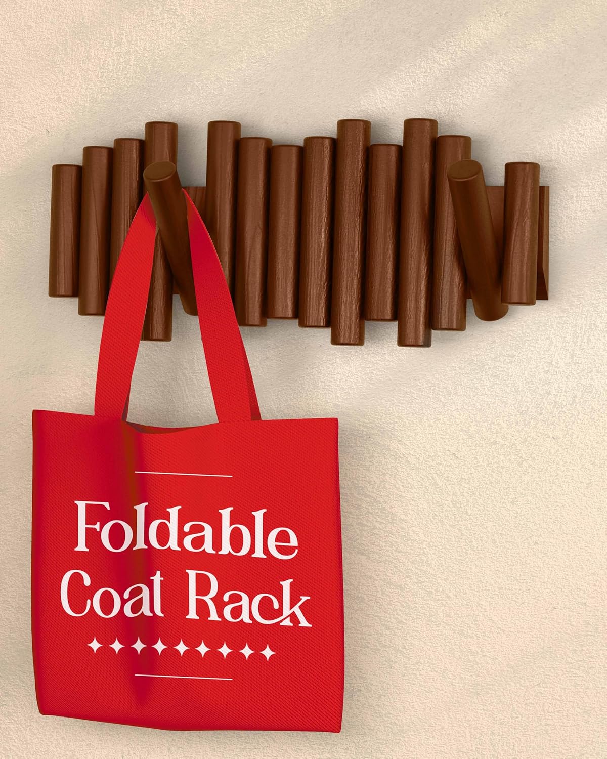 Wall Coat Rack - Wall Mounted Coats Rack - Coat Hanger Wall Mount Coat Racks - entryway Hooks Rack - Coat Rack Wall Key Holder - Wooden Coat Rack Walls Mount - Key Hooks for Walls Key Holder