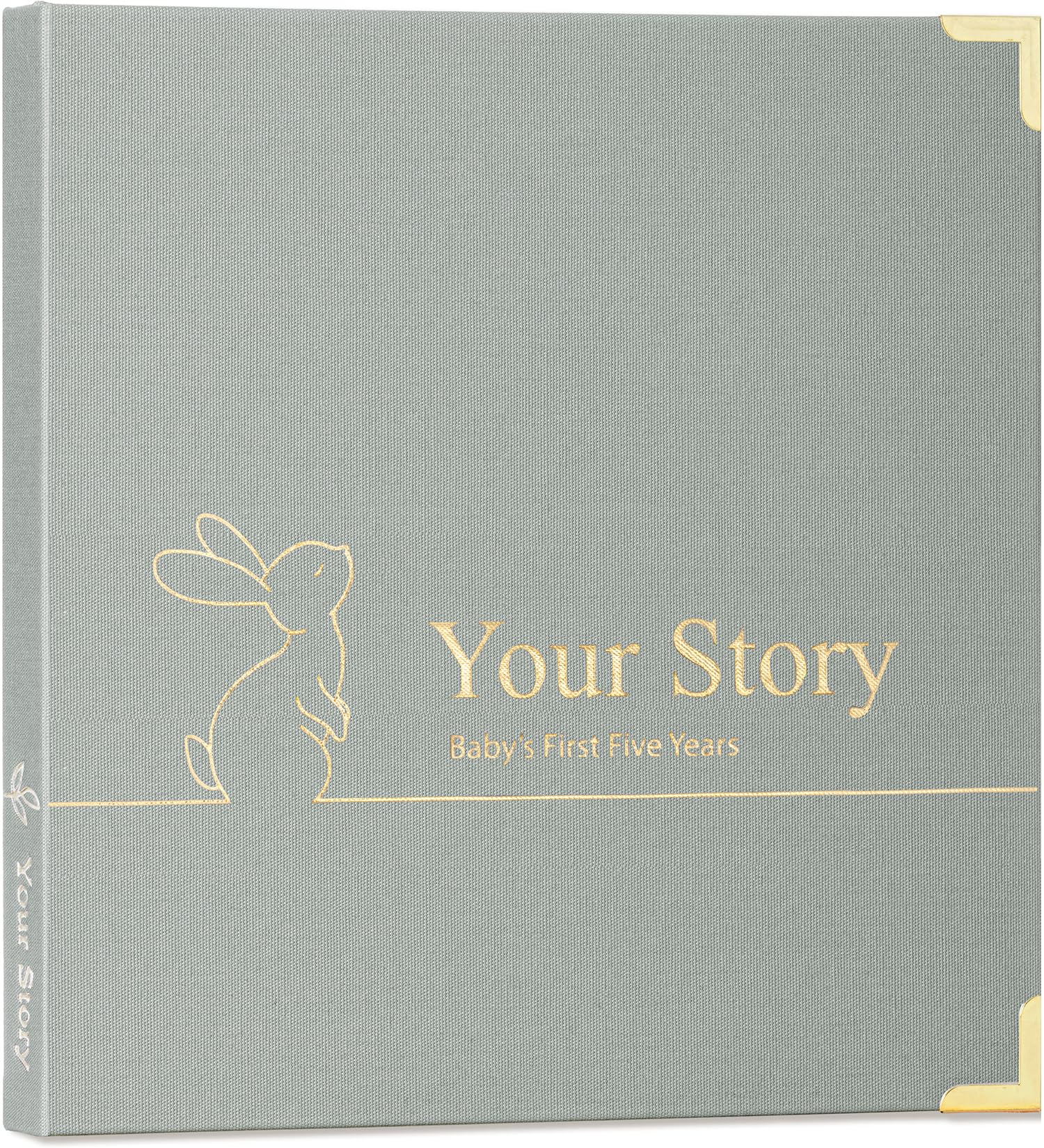 Baby Book Keepsake Boy or Girl Timeless Baby Memory Book First 5 Years for Baby Shower Gender Neutral Baby Scrapbook New Mom Gift Baby Journal from