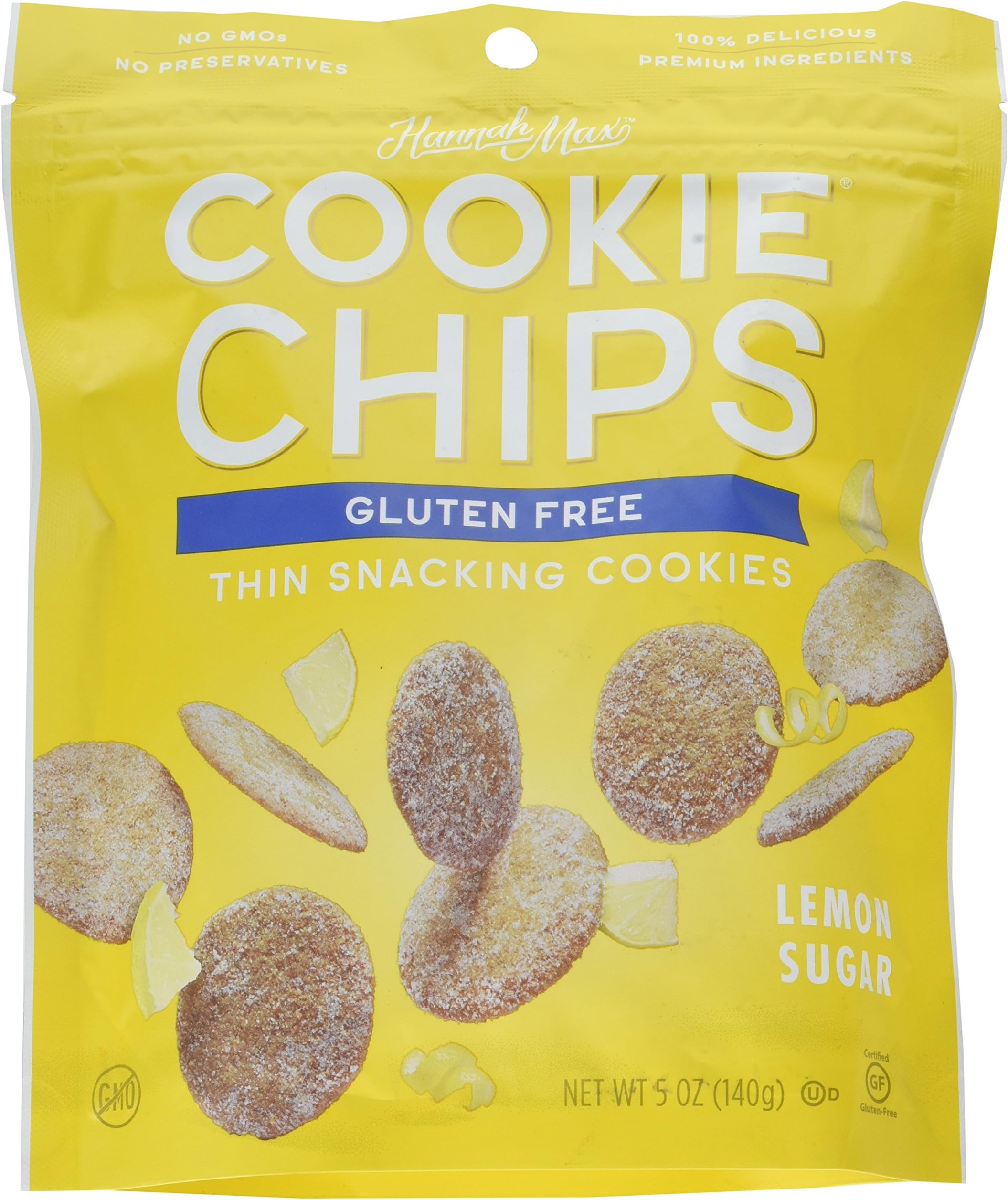 Hannahmaxbaking Cookie Chip Lemon Sugar Gluten Free, 5 oz
