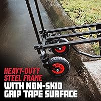 Vista 3 de Gator Frameworks Carrito plegable multiutilidad con extensión de 30-52" y capacidad de carga de 500 libras (GFW-UTL-CART52)