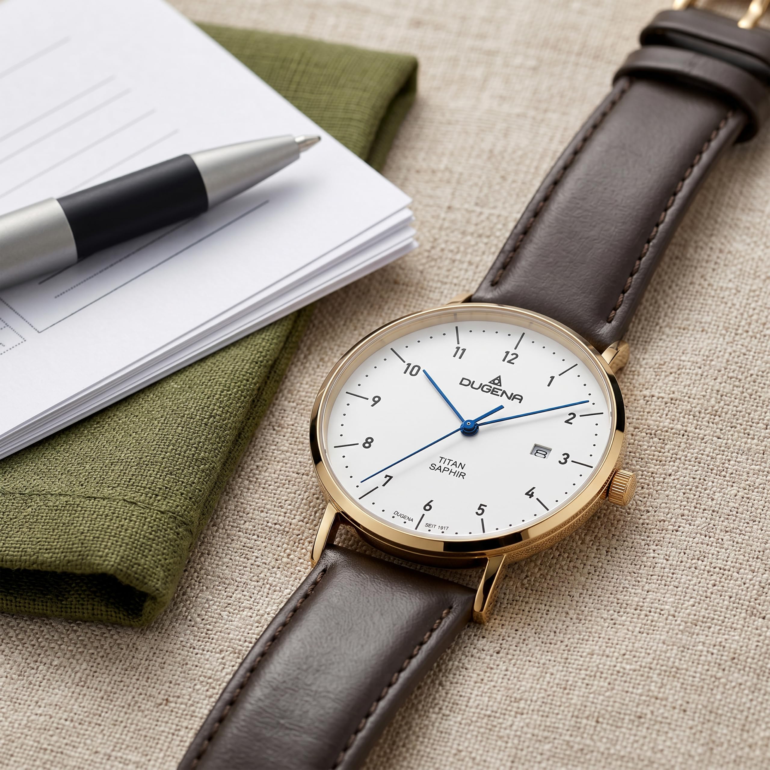 Dugena Stuttgart Herren-Armbanduhr Quarz