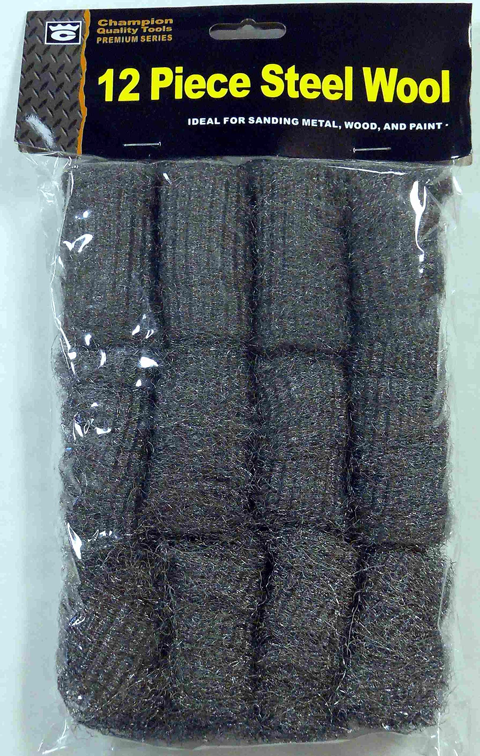 12pc Assorted Steel Wool